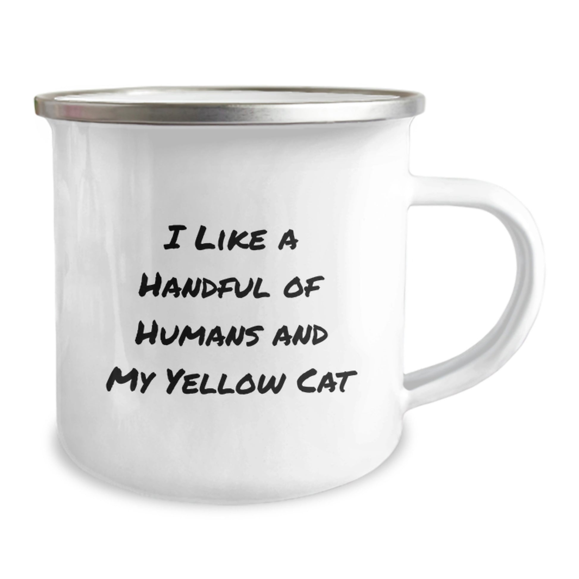 Funny Yellow Cat Camping Mug Gifts from Dad for Men on Father's Day - Image 2