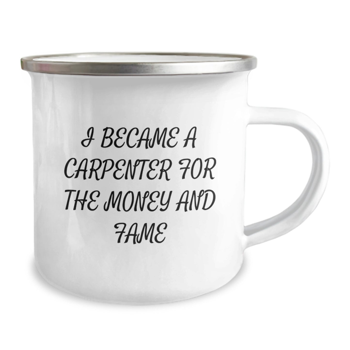 Unique Gifts for Carpenter Lovers Funny Quote Camping Mug, A Humorous Gift Idea for Dad on Father's Day or Birthday - Gifts from Men to Family, Friends, Coworkers - Image 2
