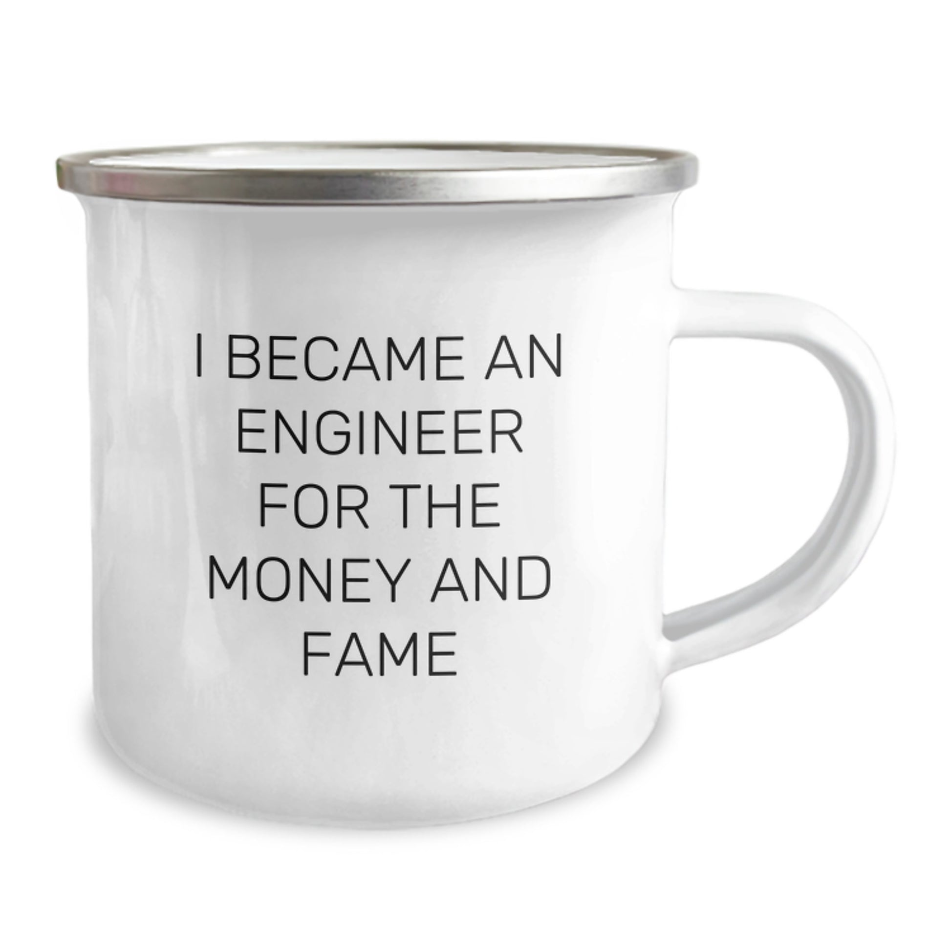 Funny Engineer Gifts for Mom - Camping Mug with I Became An Engineer For The Money And Fame Quote, Unique Mother's Day Unique Gifts from Family to Women Engineers - Image 2