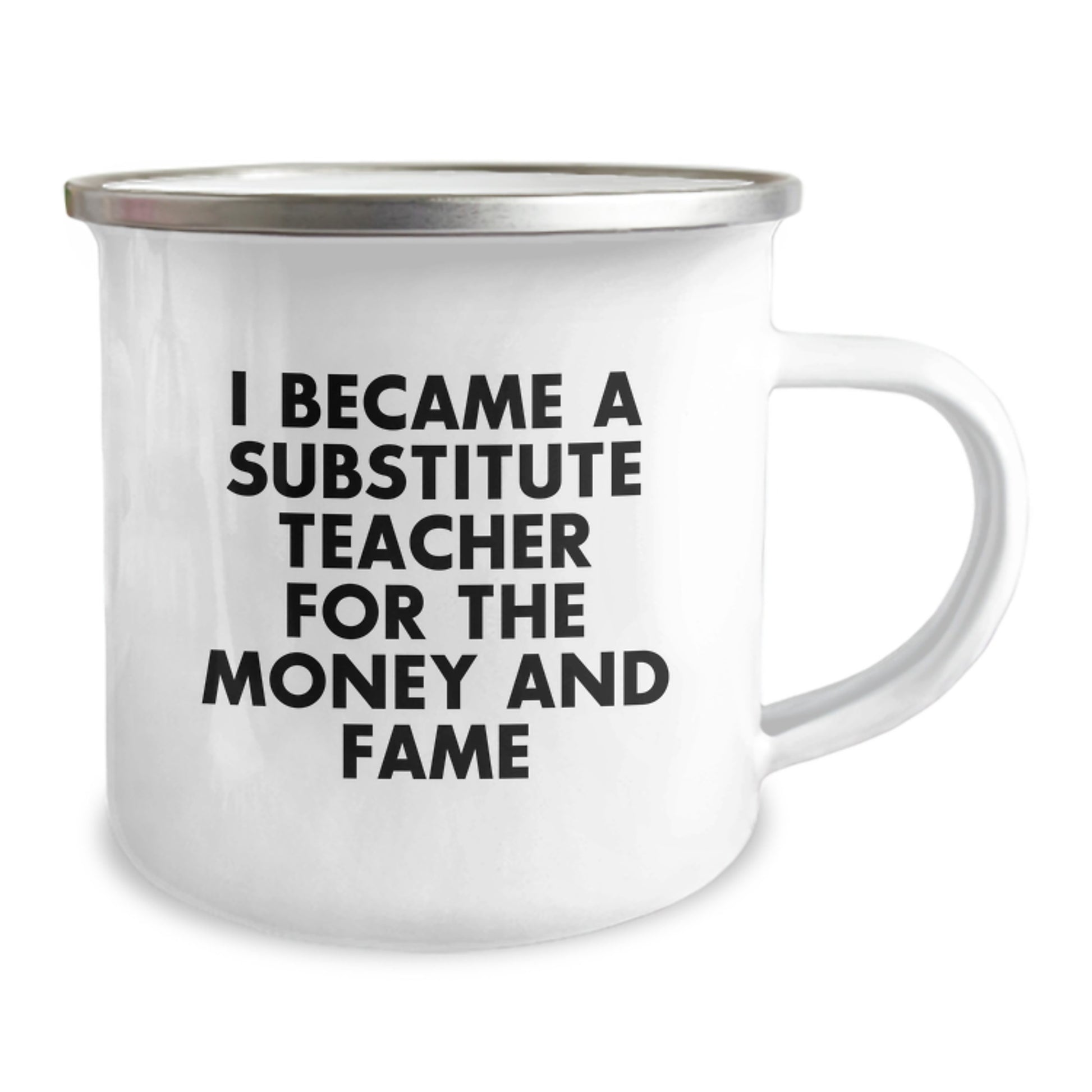 Funny Substitute Teacher Gifts for Men, Unique Christmas Unique Gifts from Friends to Coworkers, Camping Mug for Substitute Teacher - Image 2