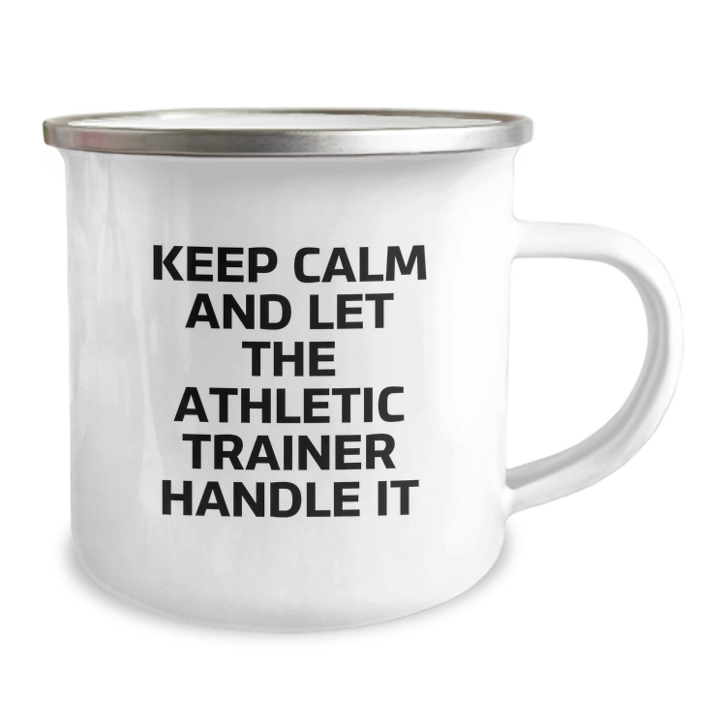 Funny Gift for Athletic Trainer, Keep Calm And Let The Athletic Trainer Handle It, Mother's Day Unique Gifts from Friends and Family - Image 2