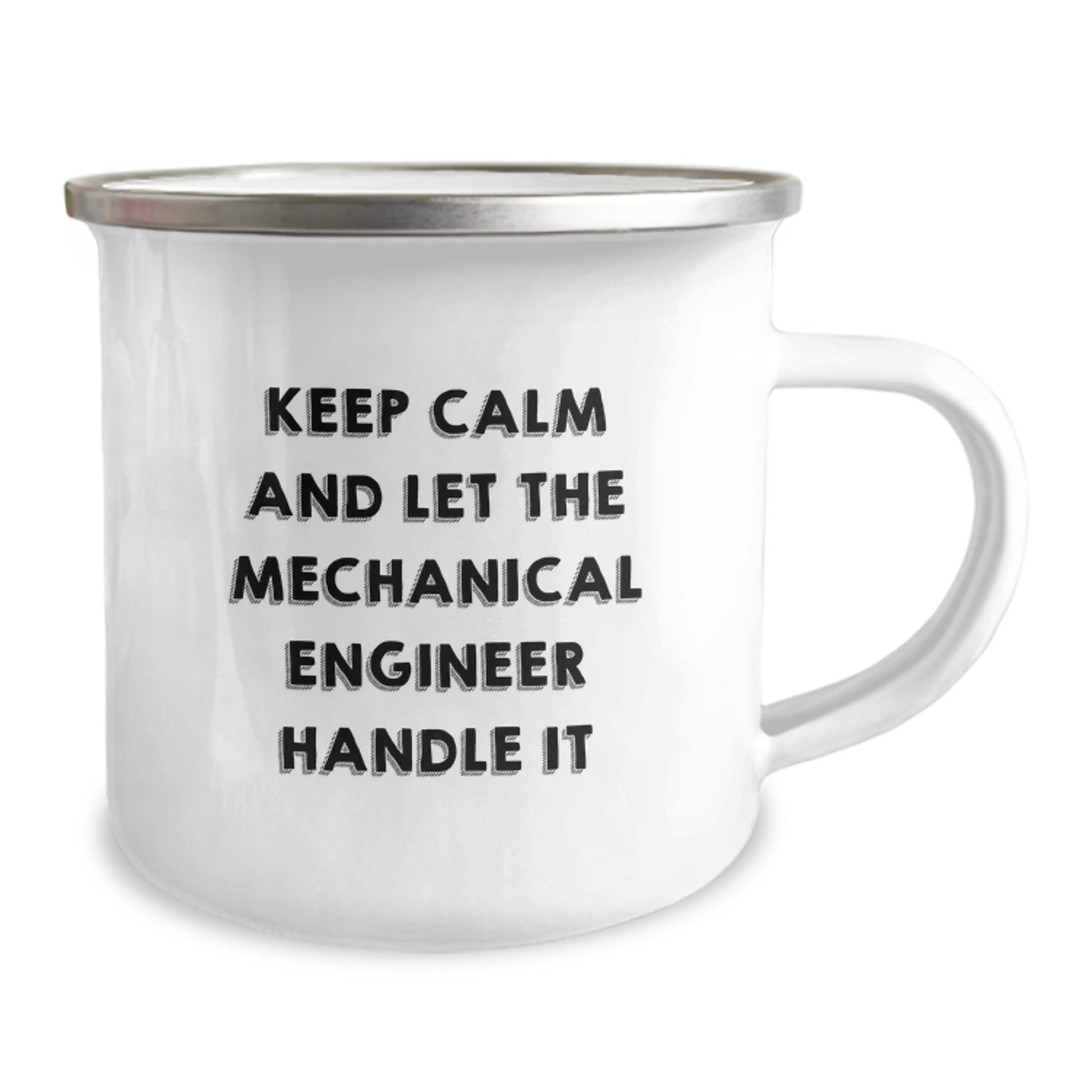 Funny Mechanical Engineer Gifts for Men - Camping Mug 'Keep Calm And Let The Mechanical Engineer Handle It' Valentine's Unique - Image 2