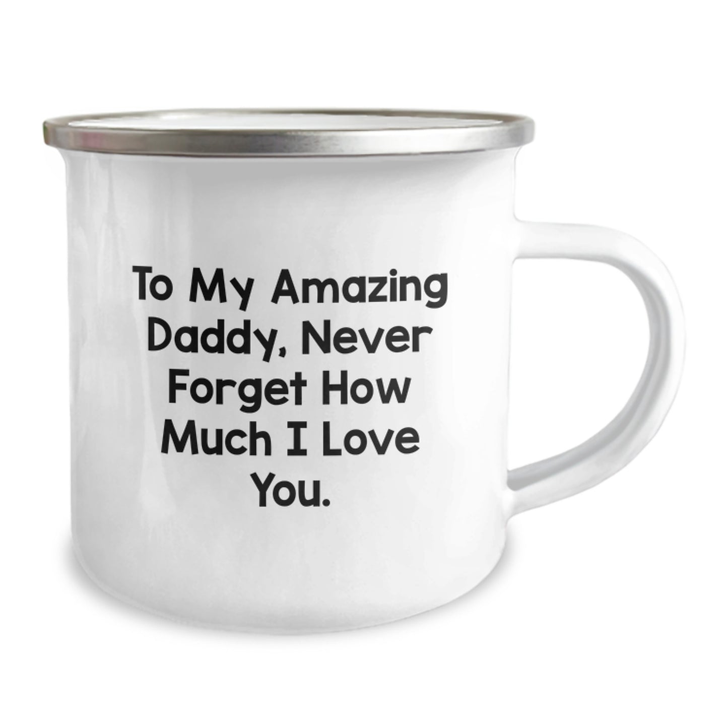 Unique Gifts from Family for Daddy, Funny Quote 'To My Amazing Daddy', Camping Mug for Father's Day - Image 2