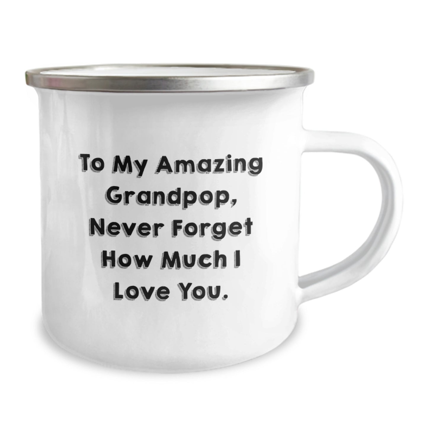 Funny Grandpop Gift Ideas, Gifts from Men to Grandpop, Camping Mug for Grandpop on Mother's Day - Image 2