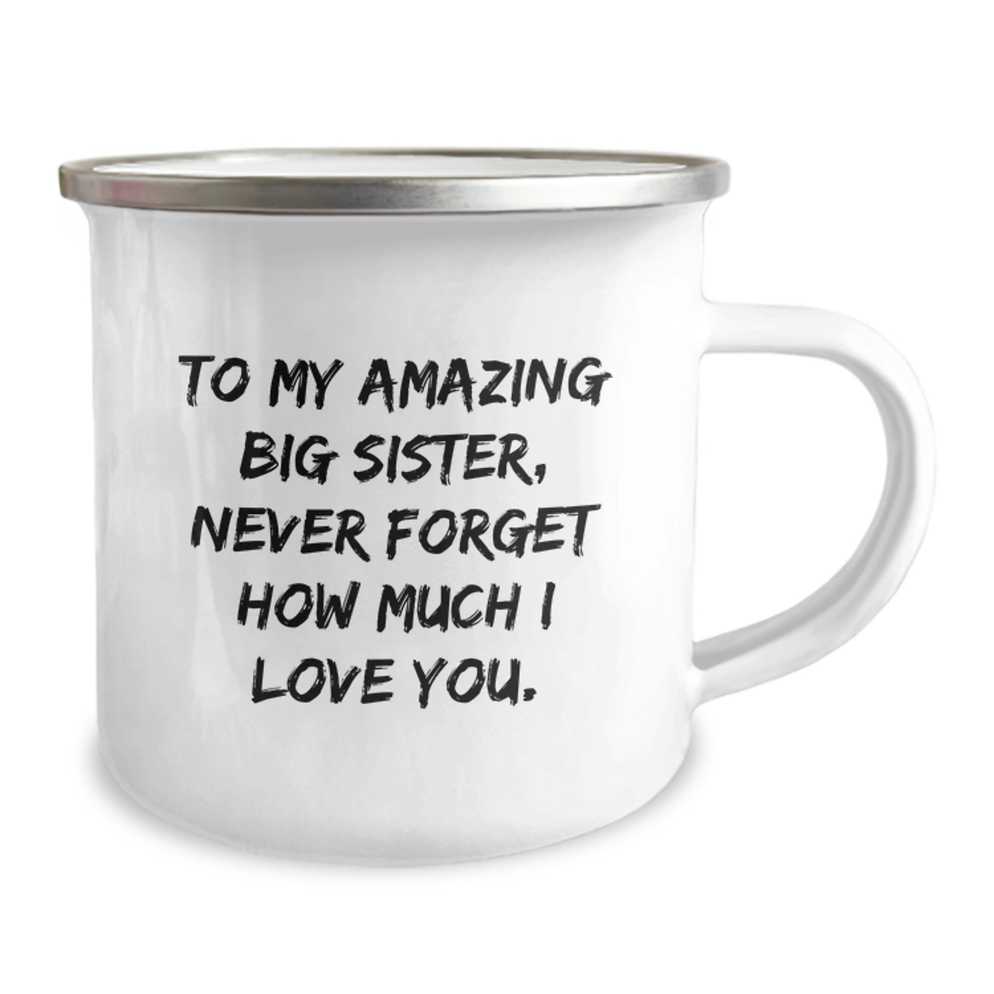 Funny Big Sister Gifts from Men to My Amazing Big Sister, Camping Mug for Big Sister, Mother's Day Unique Gifts - Image 2