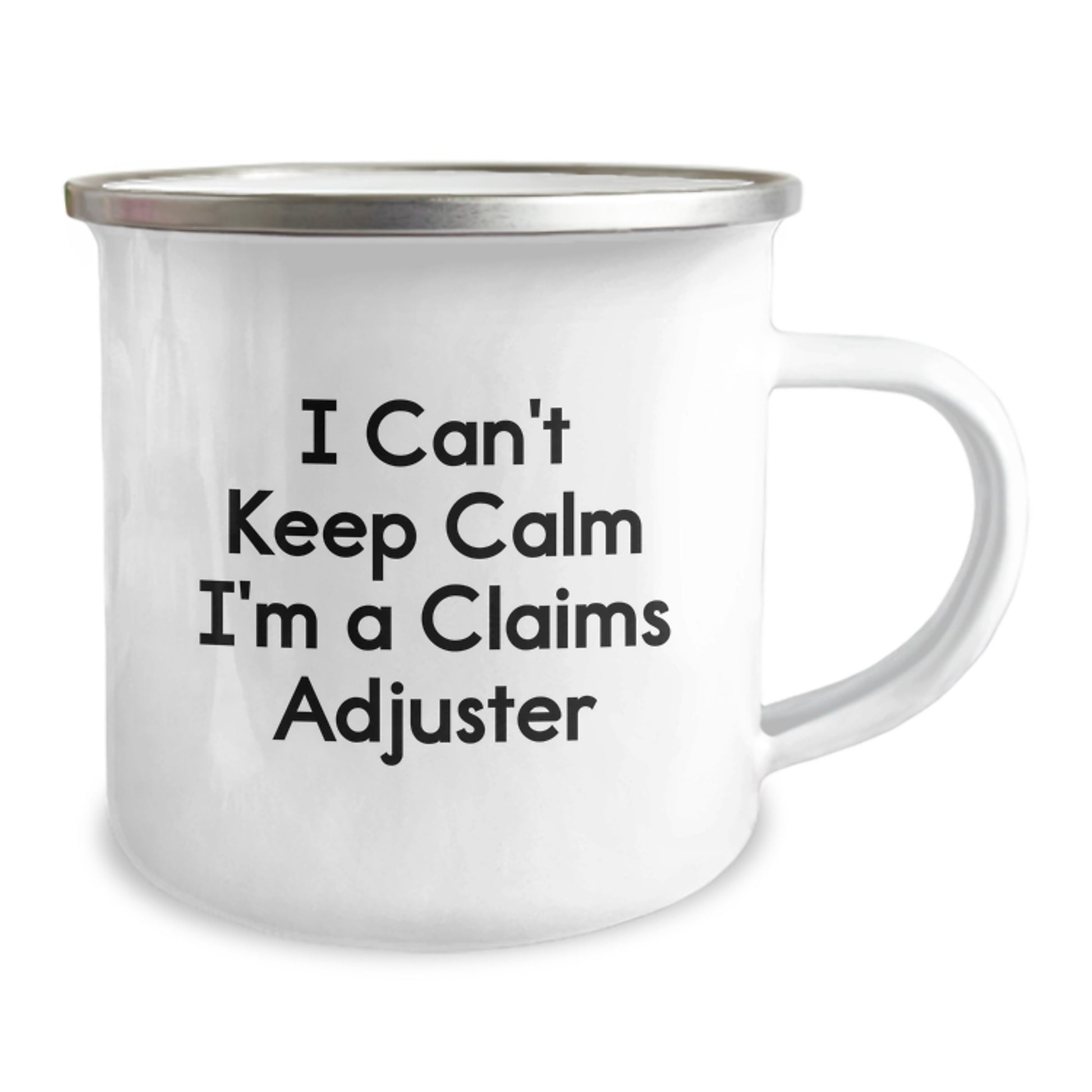 Funny Claims Adjuster Gifts, Mother's Day Unique Gifts from Friends for Claims Adjuster, Camping Mug with I Can't Keep Calm I'm A Claims Adjuster - Image 2