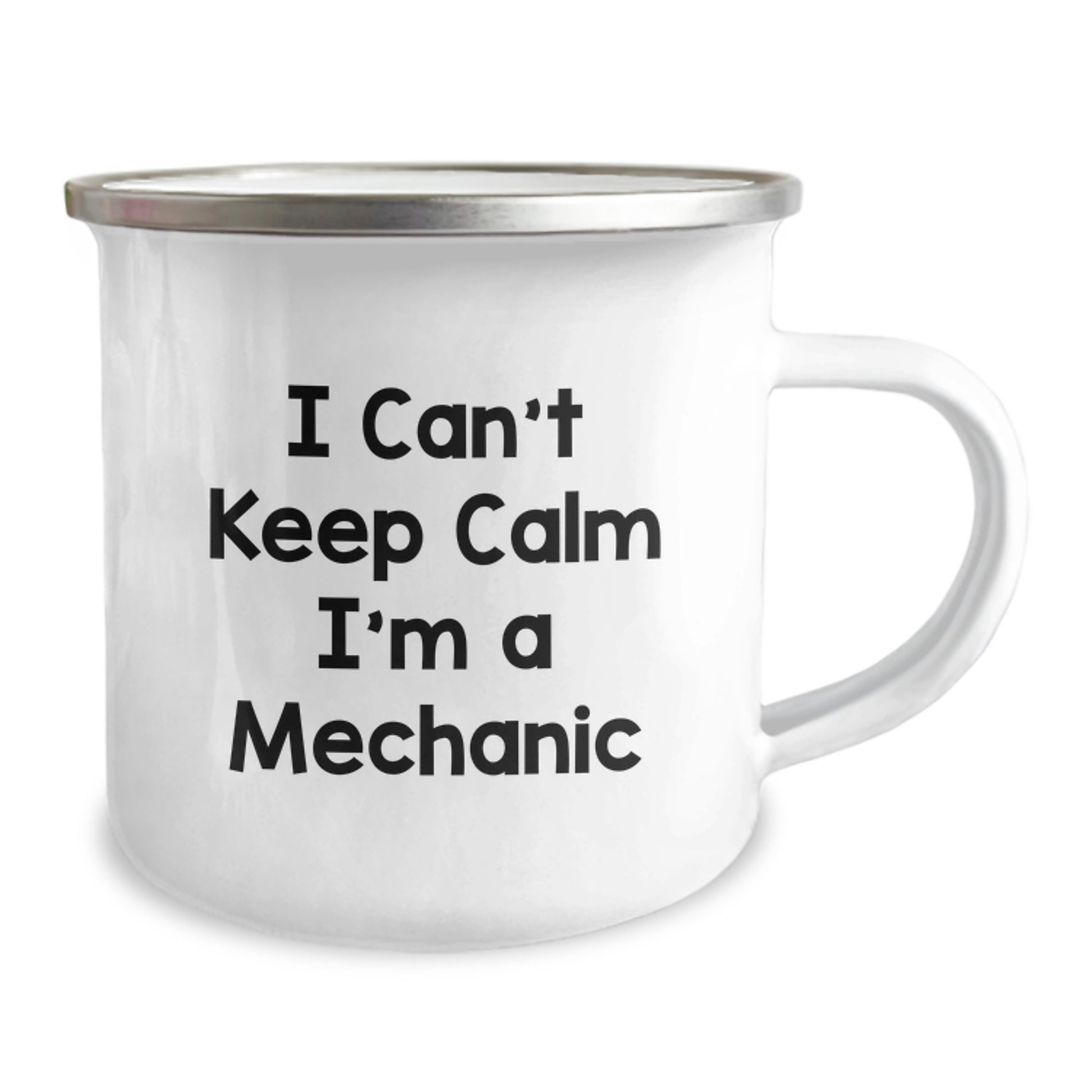 Mechanic Funny Gifts from Men to Mechanic Friends on Birthday Unique Camping Mug - I Can't Keep Calm I'm A Mechanic - Image 2