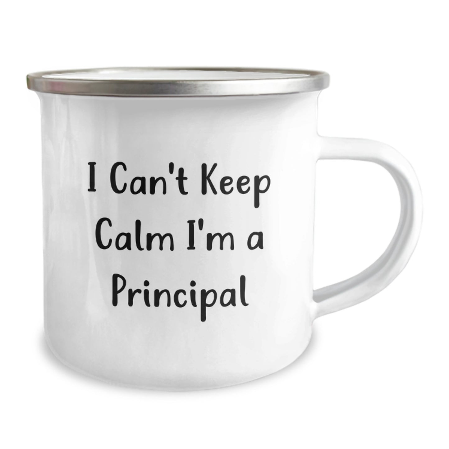 Funny Principal Gifts from Parents for Principal on Father's Day - I Can't Keep Calm I'm A Principal Camping Mug - Image 2