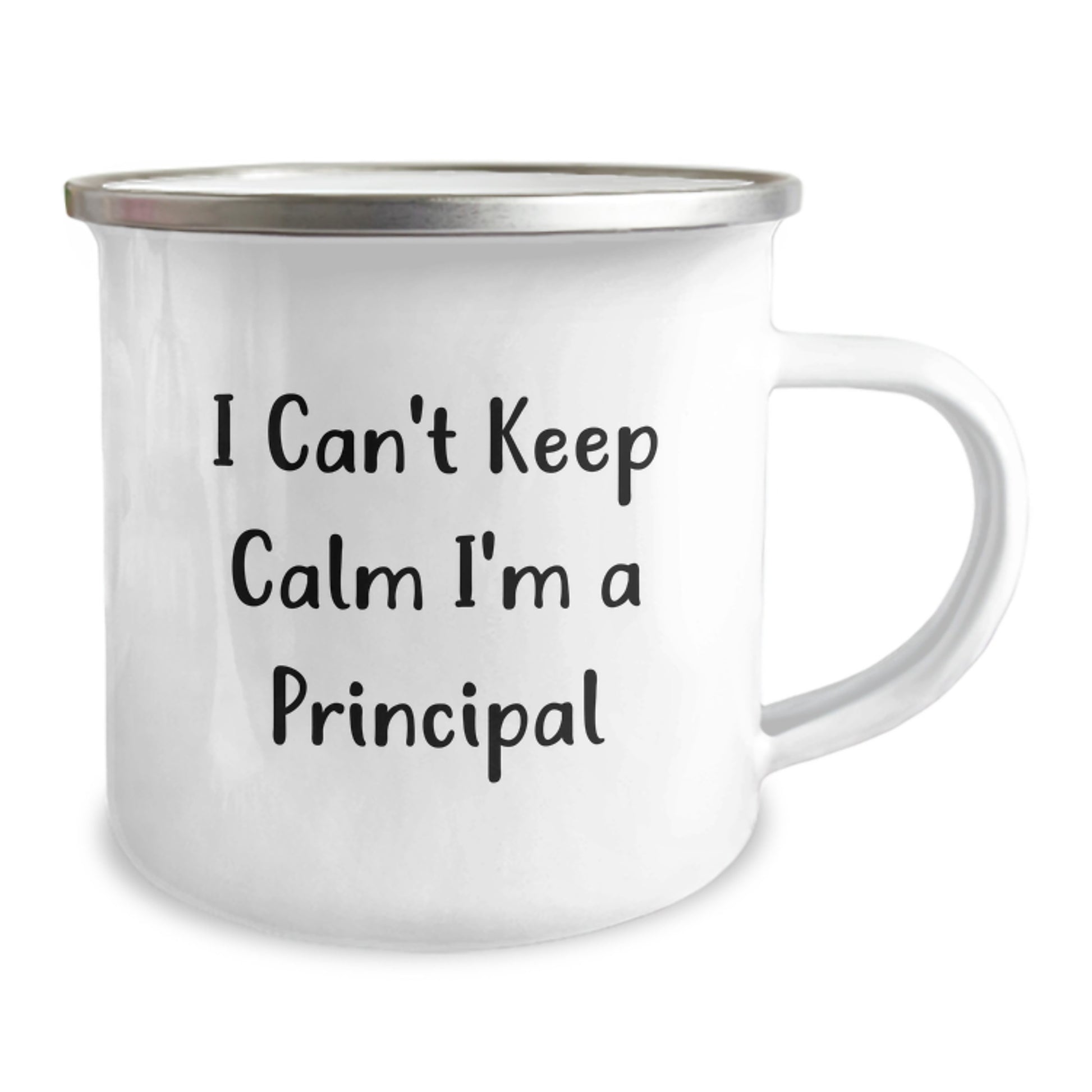 Funny Principal Gifts from Parents for Principal on Father's Day - I Can't Keep Calm I'm A Principal Camping Mug - Image 2
