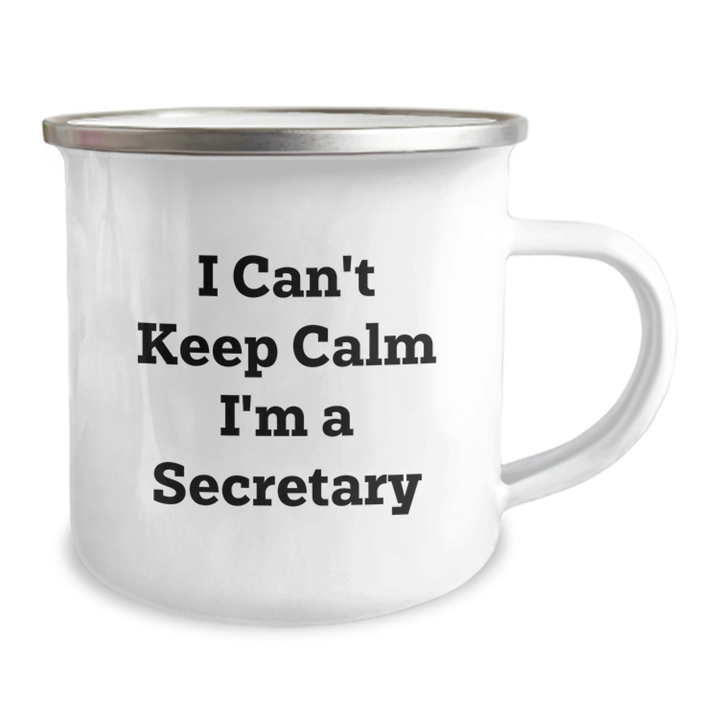 Funny Secretary Quotes Camping Mug Gifts for Women Secretary from Men Coworkers - Image 2