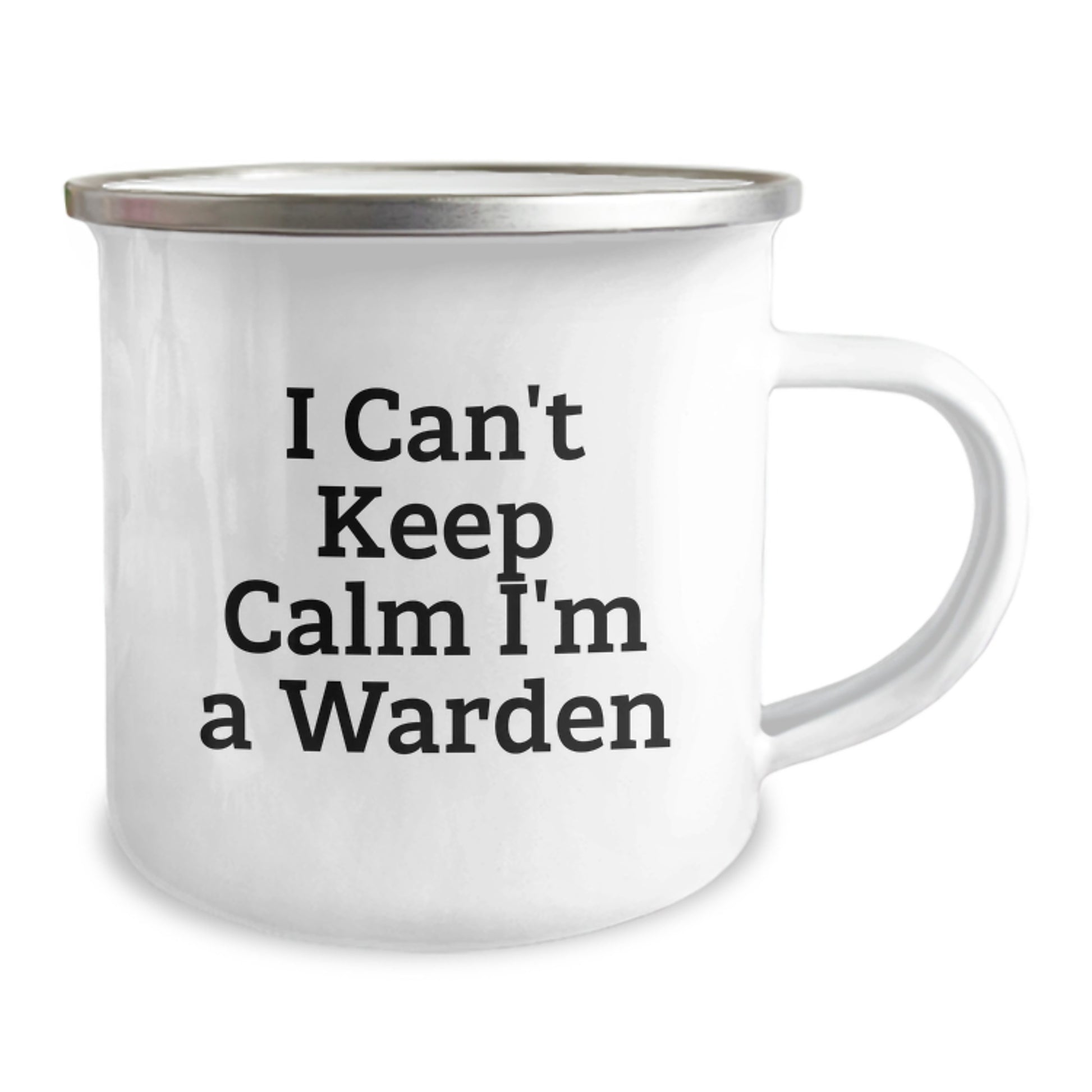 Funny Warden Camping Mug Gifts from Men to Warden Friends on Christmas Unique - Image 2