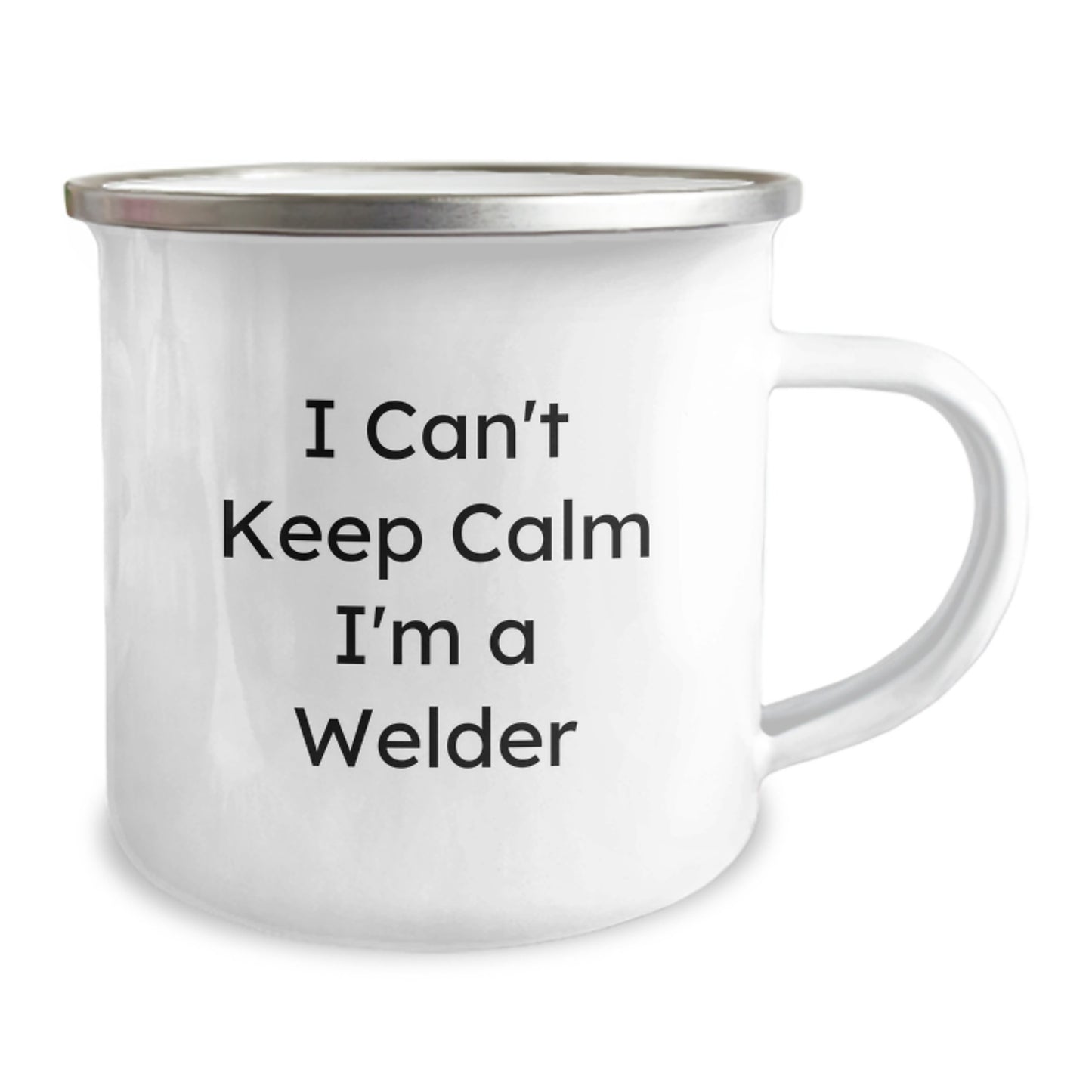 Funny Welder Gifts for Him, I Can't Keep Calm I'm A Welder Camping Mug, Unique Father's Day Unique Gifts for Men - Image 2