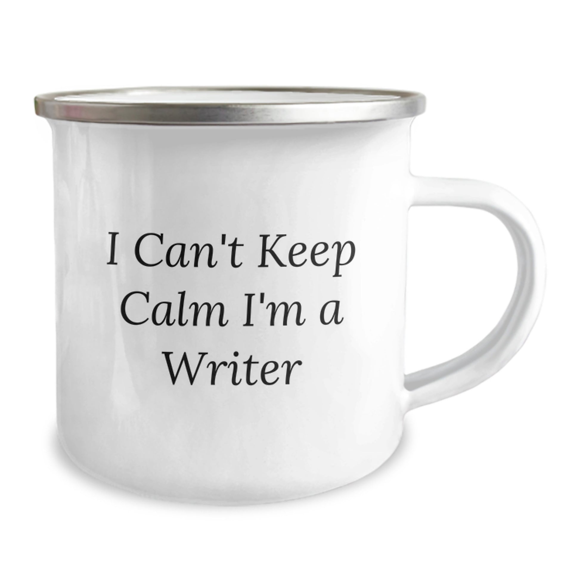 Funny Writer Gifts from Dad for Men - I Can't Keep Calm I'm A Writer - Camping Mug for Writers, Father's Day Unique Gifts - Image 2