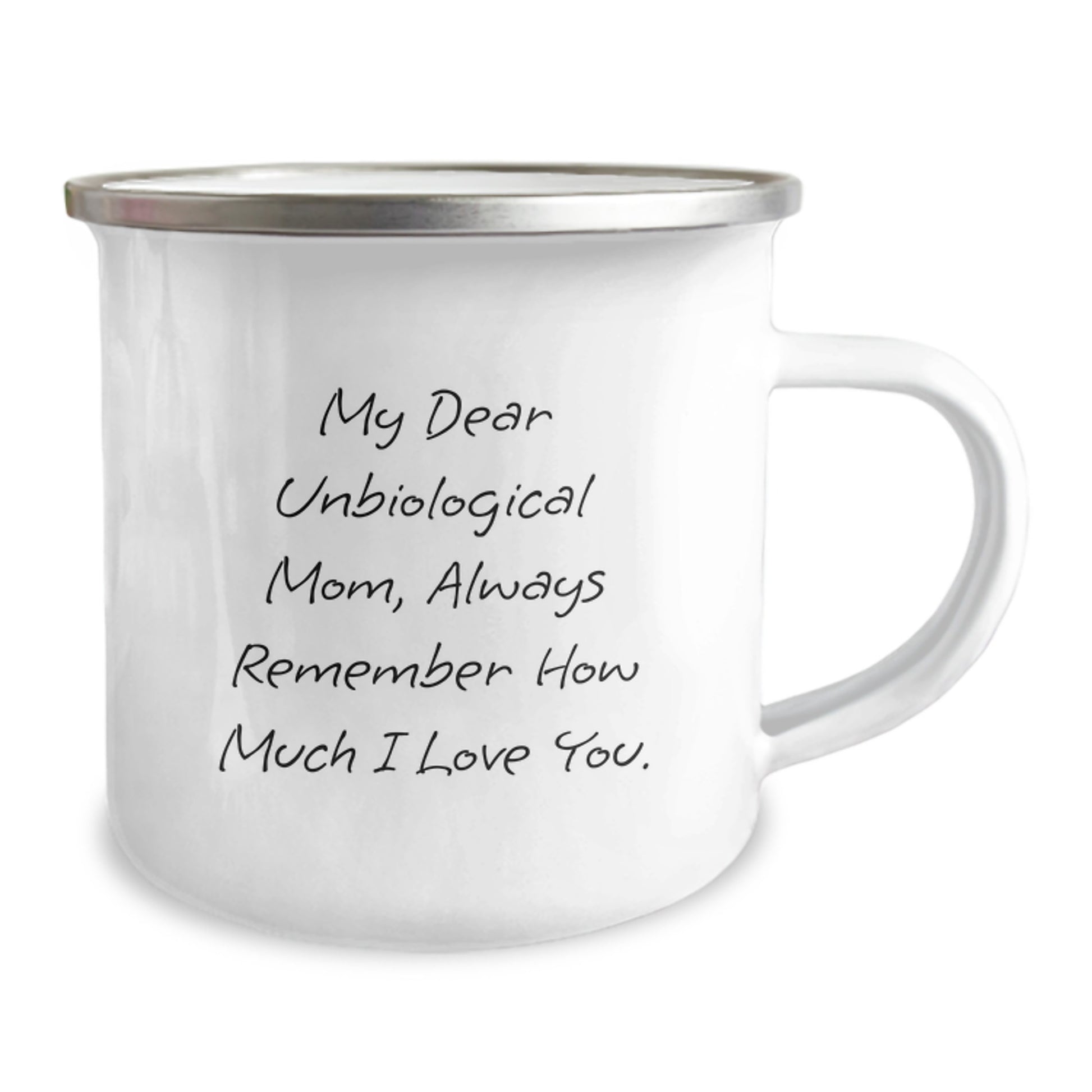 Funny Unbiological Mom Gifts for Unbiological Mom - Personalized Camping Mug with Inspirational Quote - Gifts from Family on Father's Day Unique Gifts - Image 2