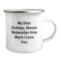 Load image into Gallery viewer, Funny Grampy Gifts from Grandkids on Valentine's, Unique Camping Mug for Grampy, My Dear Grampy Always Remember How Much I Love You. - Image 2
