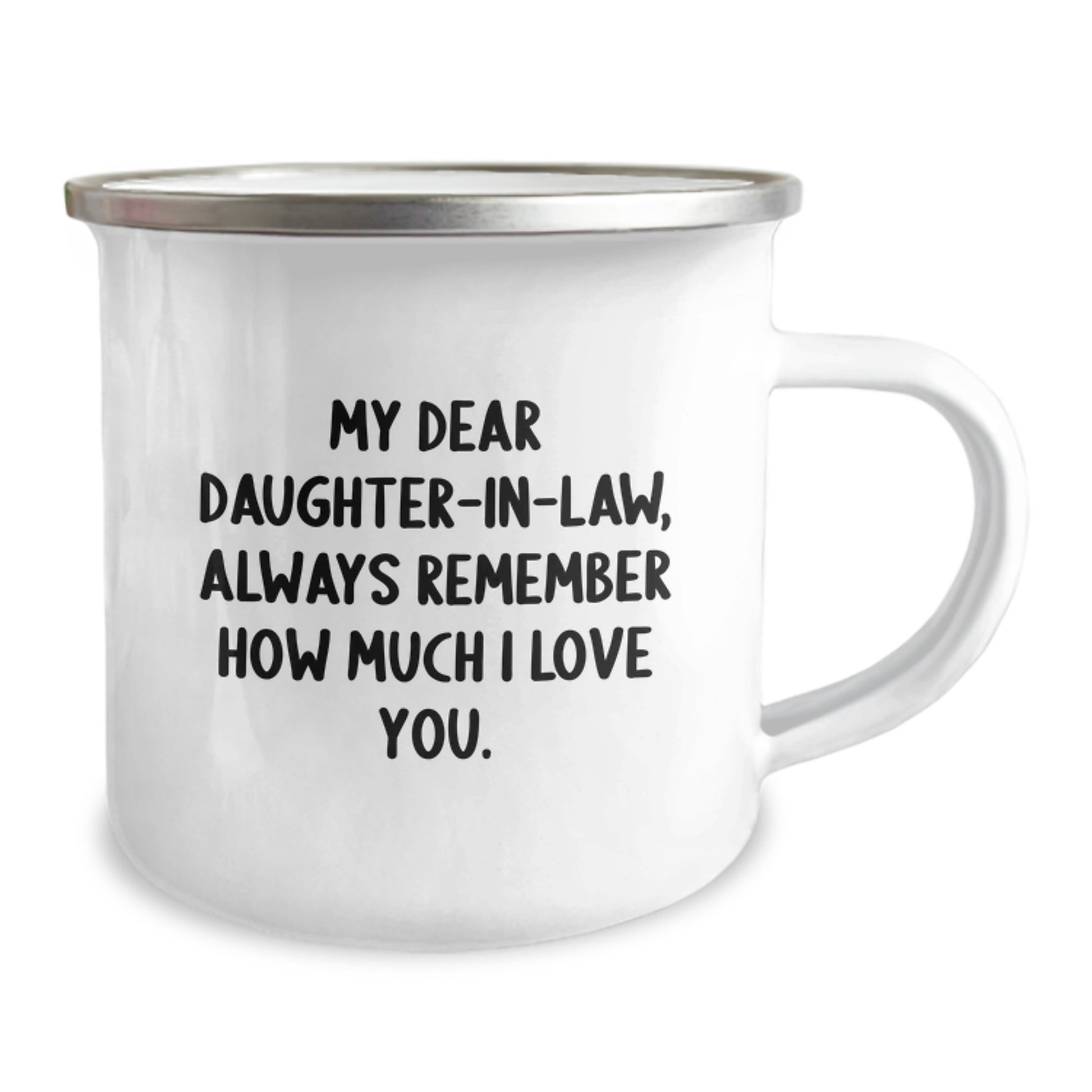 Funny Daughter-in-law Gifts from Men - Valentine's Unique Presents for Daughter-in-law - Camping Mug for Daughter-in-law - Image 2