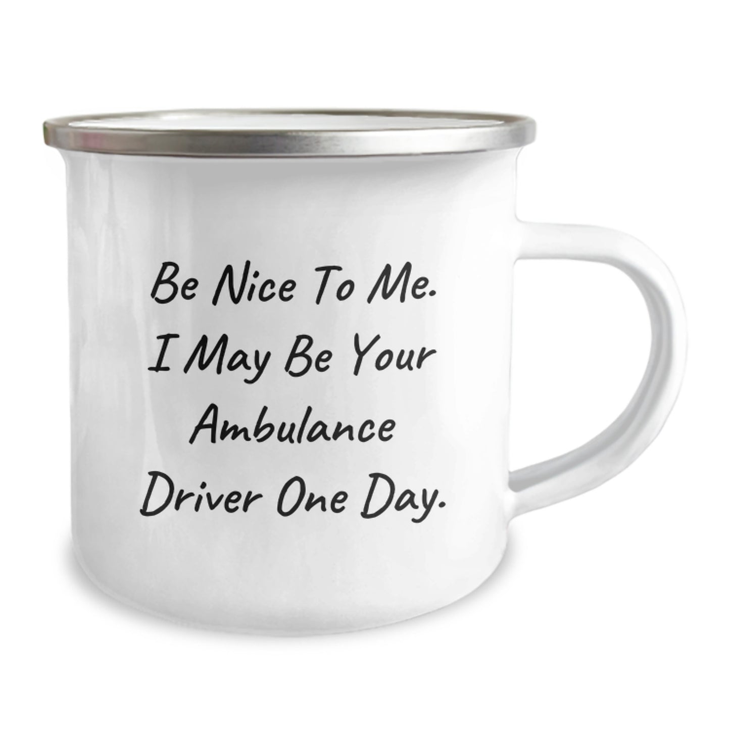 Funny Ambulance Driver Humor Gifts for Ambulance Driver Men on Father's Day Unique Camping Mug - Image 2