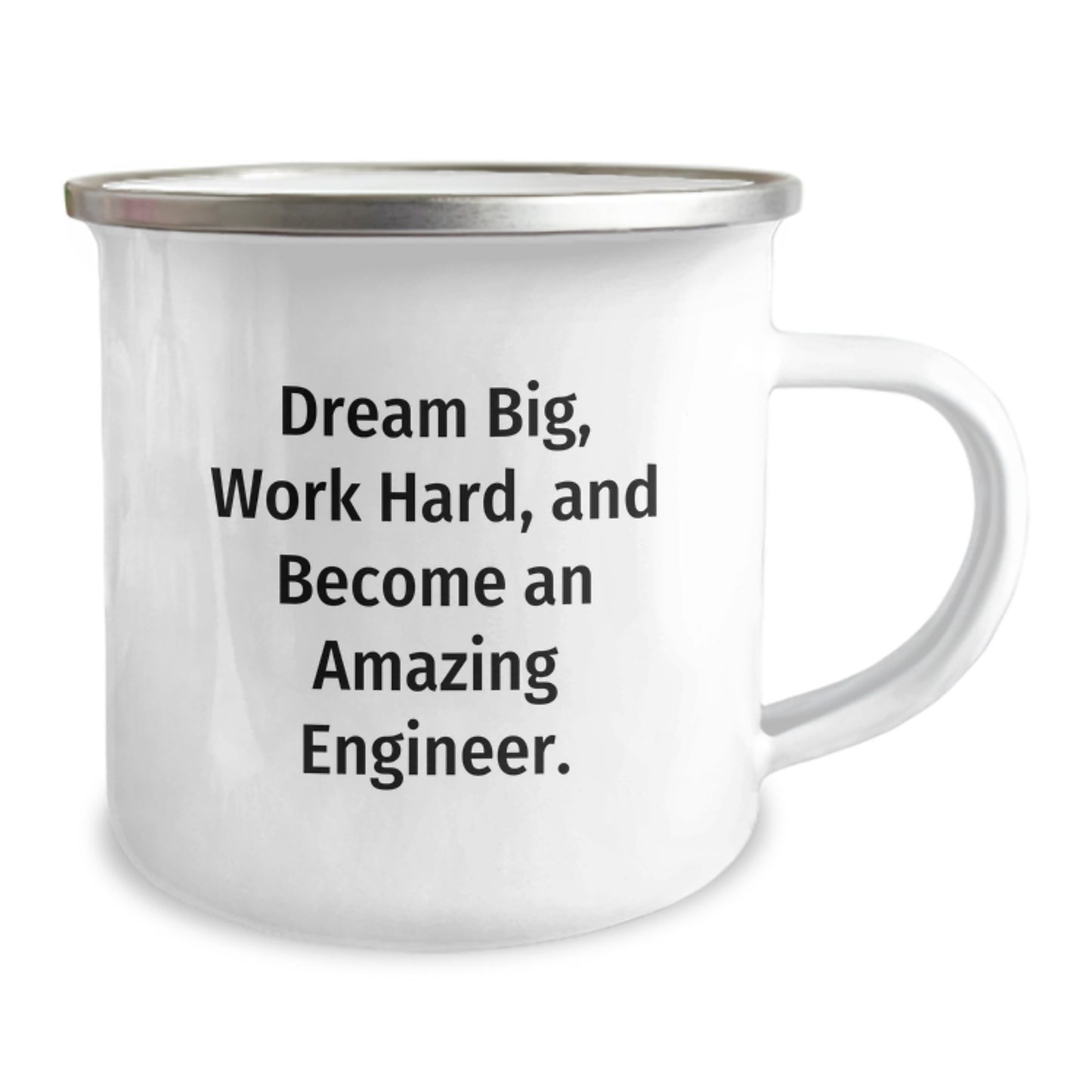 Funny Engineer Gifts from Men - Valentine's Unique Mug for Engineer Friends, Perfect for Coworkers, Family, and Anyone Who Loves to Dream Big and Work Hard - Image 2