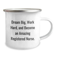 Load image into Gallery viewer, Gifts from Family for Registered Nurse Inspirational Camping Mug - Funny Quote for Christmas Unique Gifts - Image 2
