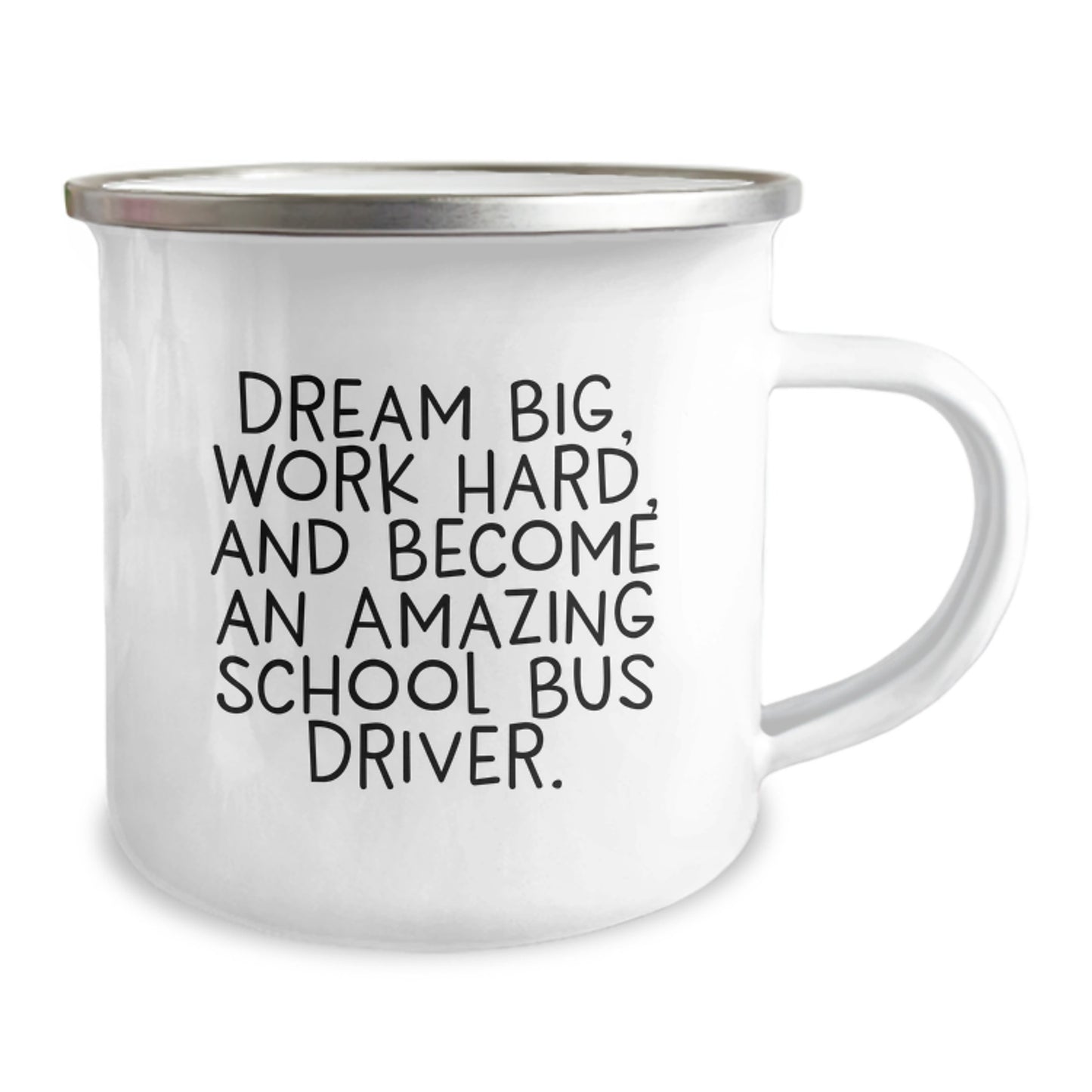 Motivational Camping Mug for School Bus Drivers, Gifts from Family to Graduating School Bus Driver - Image 2
