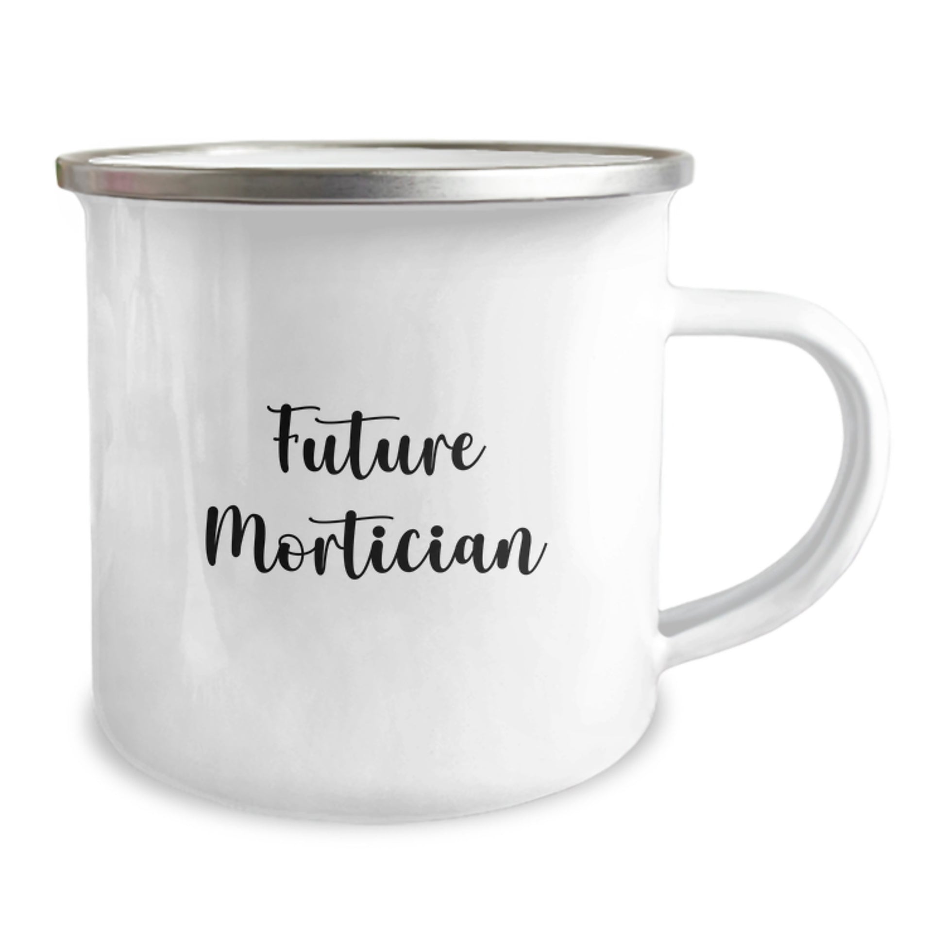 Funny Future Mortician Gifts from Friends and Family, Unique Graduation Unique Gifts for Mortician Men, Stainless Steel Camping Mug - Image 2