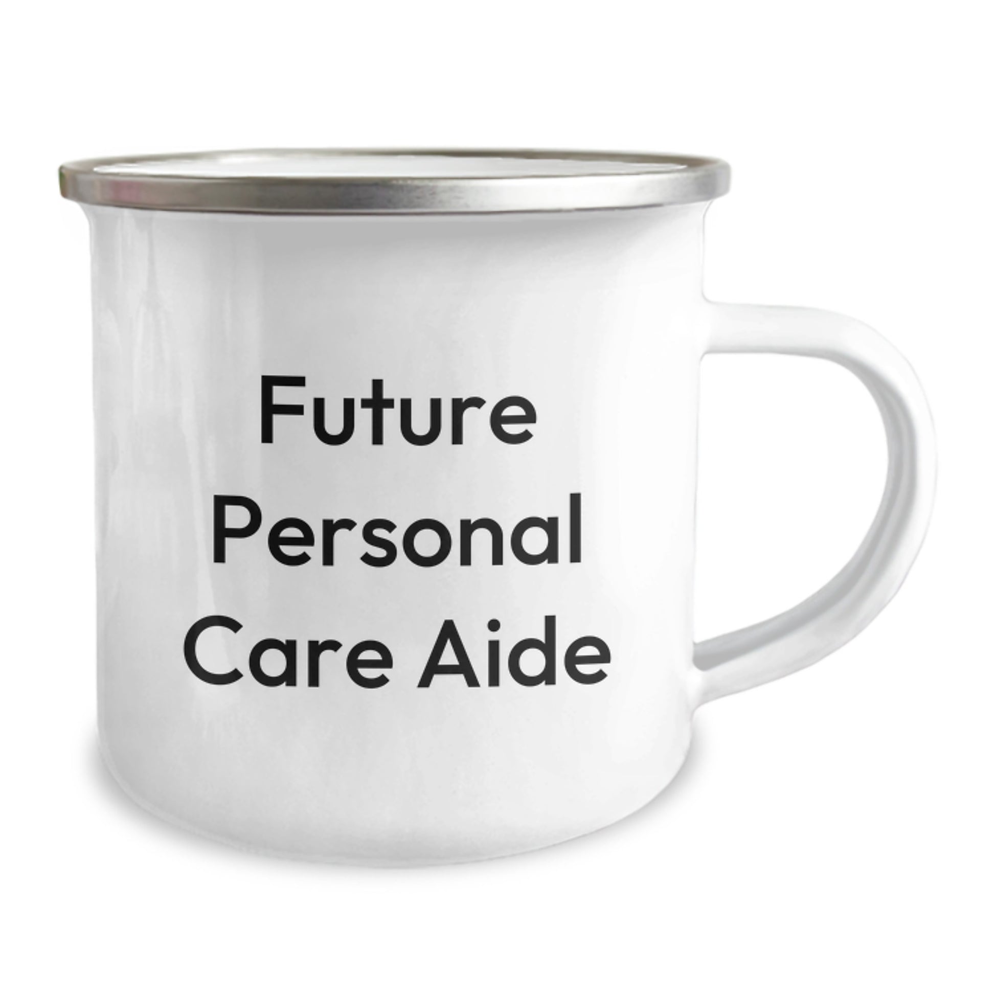 Funny Personal Care Aide Gifts for Future Personal Care Aide Men Women Friends Family - Enamel Camping Mug for Graduation Unique Gifts from Friends Family - Image 2