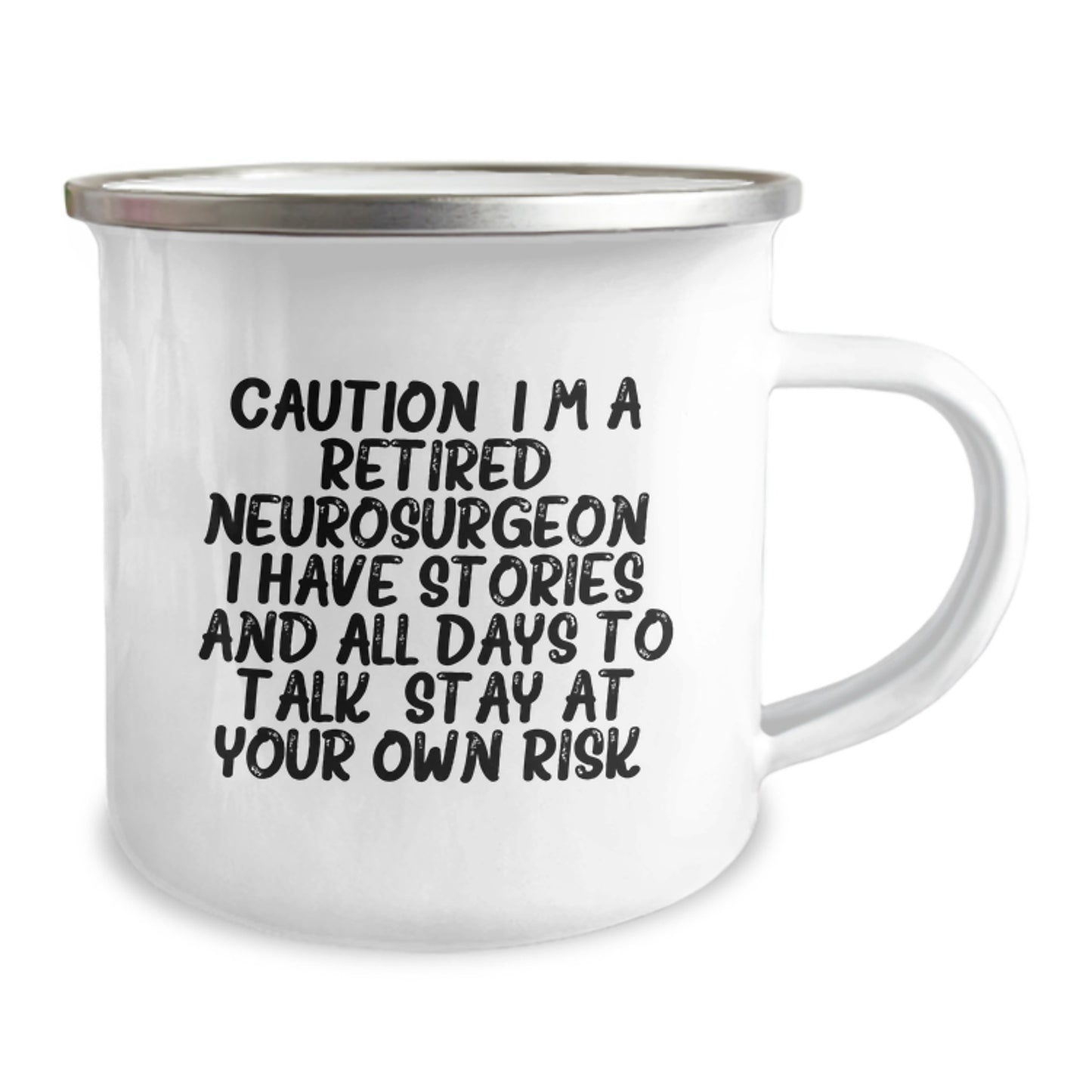 Funny Neurosurgeon Gifts for Men - Cautionary Tale Camping Mug, Graduation Unique Gifts from Friends, Perfect for Neurosurgeon Coworkers and Family - Image 2