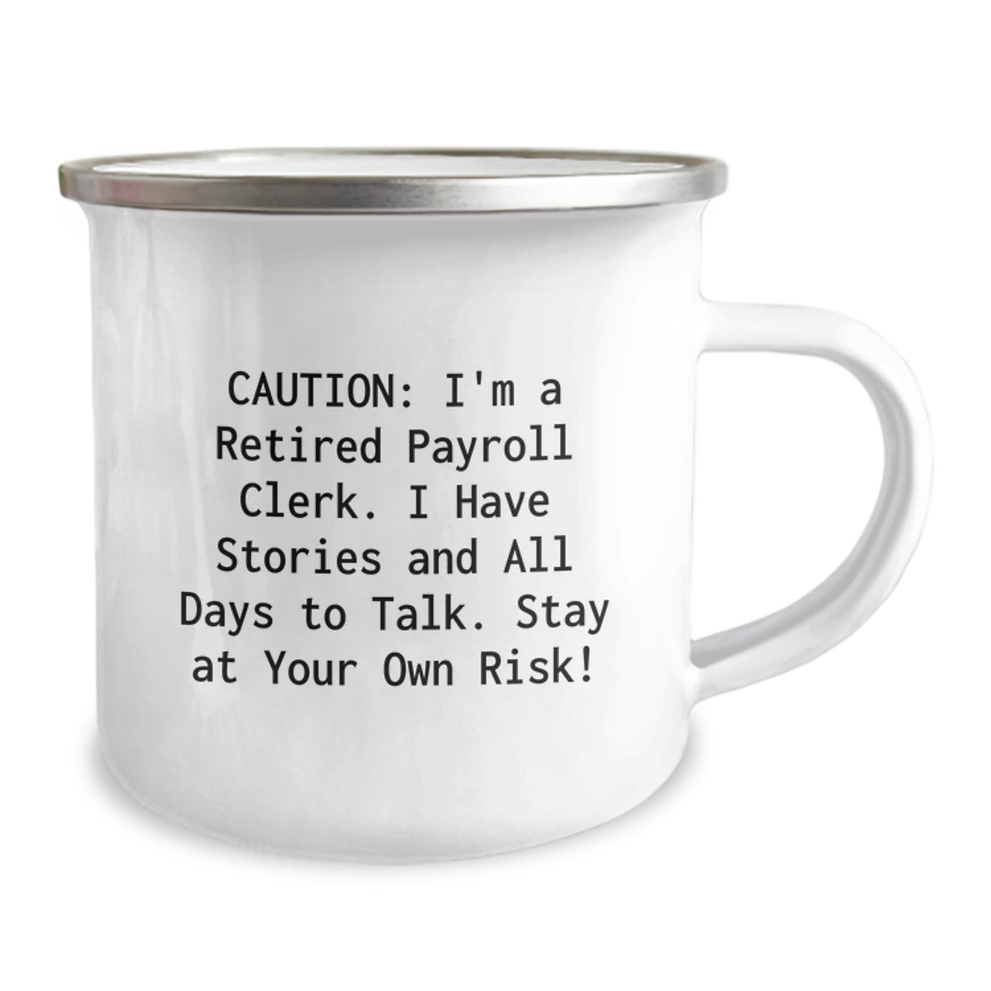 Gifts from Payroll Clerk Friends and Family, Funny Graduation Unique Gifts for Payroll Clerk Men, Payroll Clerk Camping Mug for Work Colleagues - Image 2