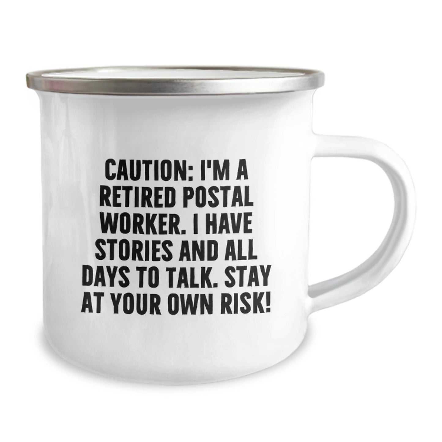 Unique Postal Worker Camping Mug Gifts from Friends and Family for Men and Women Graduation Unique Ideas - Image 2