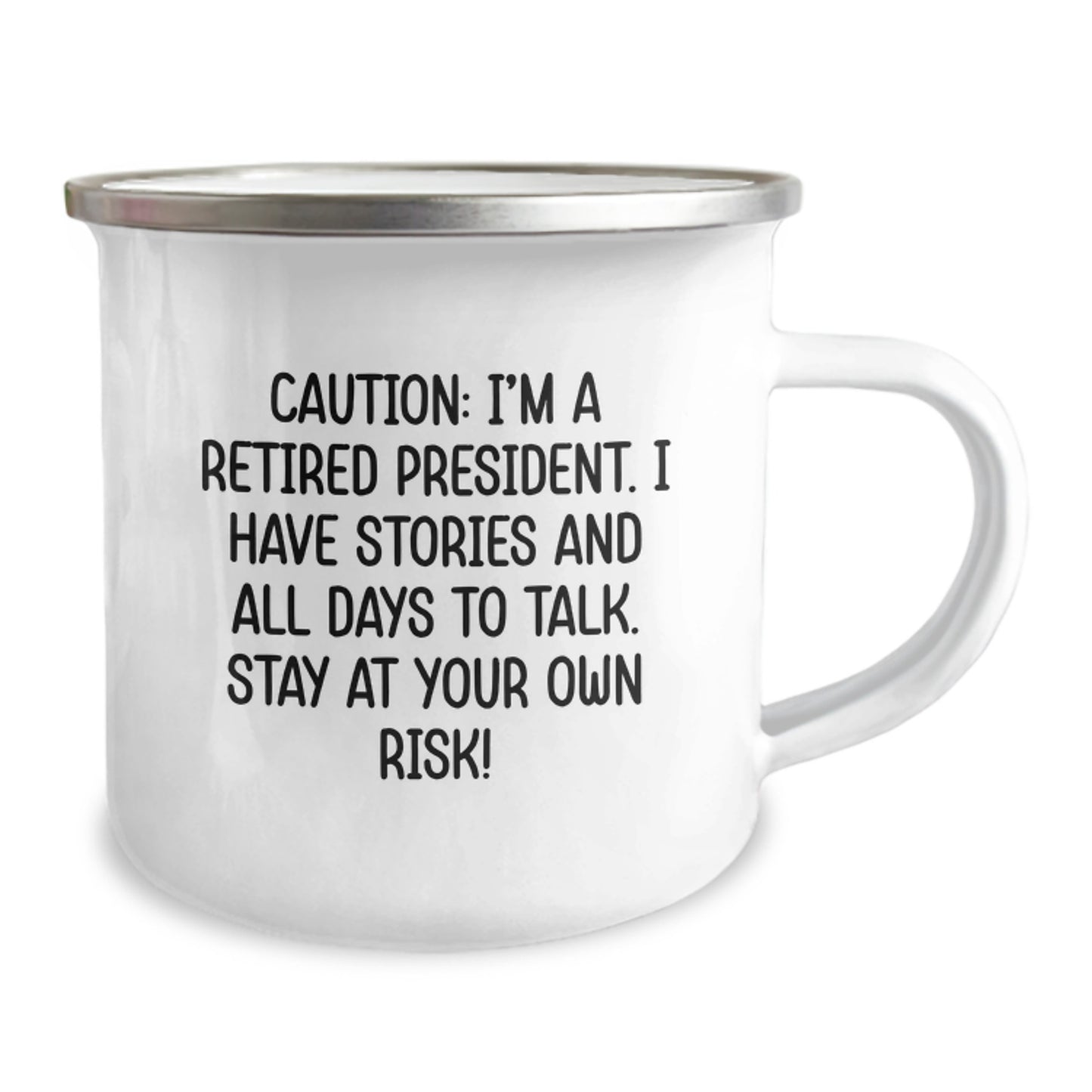 Funny President Gifts for Men Friends - President Camping Mug - Graduation Unique Gifts from Men to President - Image 2