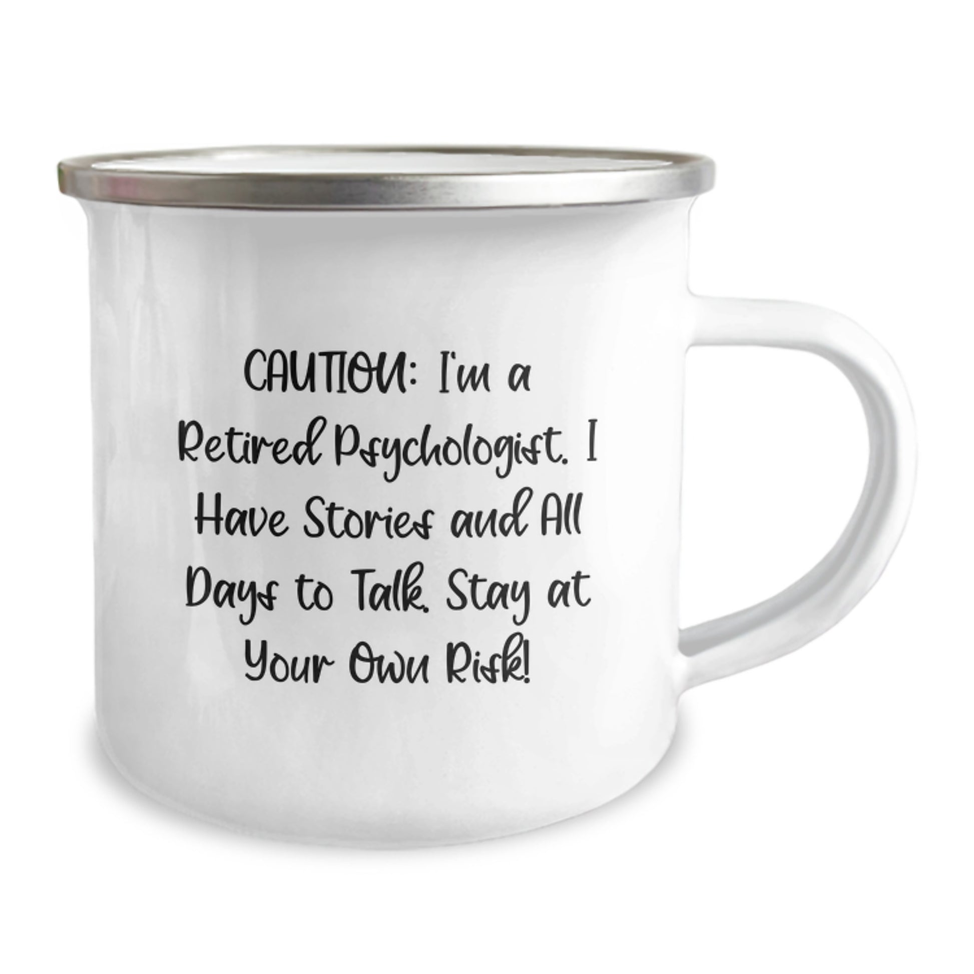 Funny Psychologist Gifts for Men, Unique Camping Mug for Friends from a Retired Psychologist, Graduation Unique Gifts - Image 2