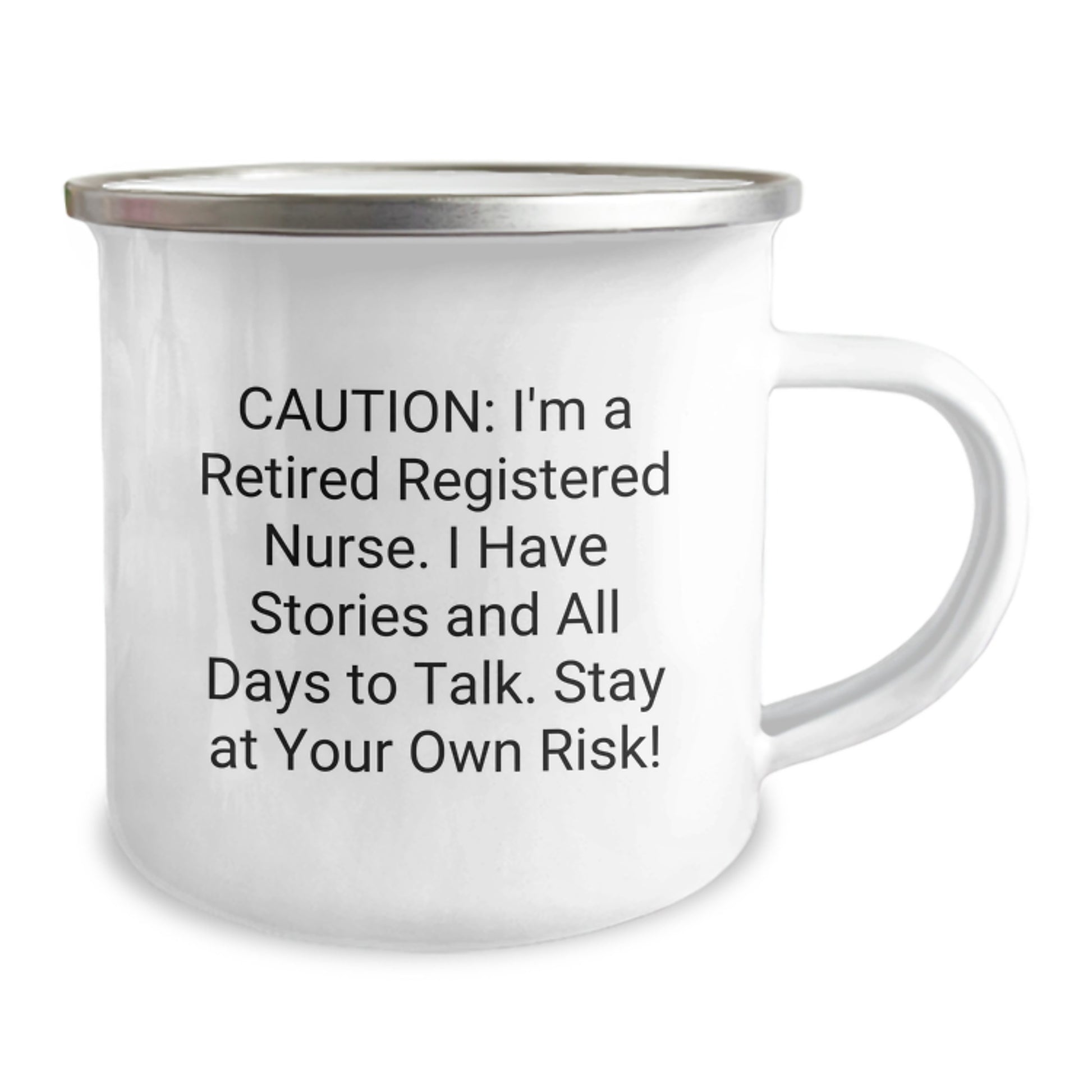 Funny Registered Nurse Gifts for Friends, Coworkers, and Family from a Retired RN - Graduation Unique Gifts for Him or Her - Camping Mug - Image 2