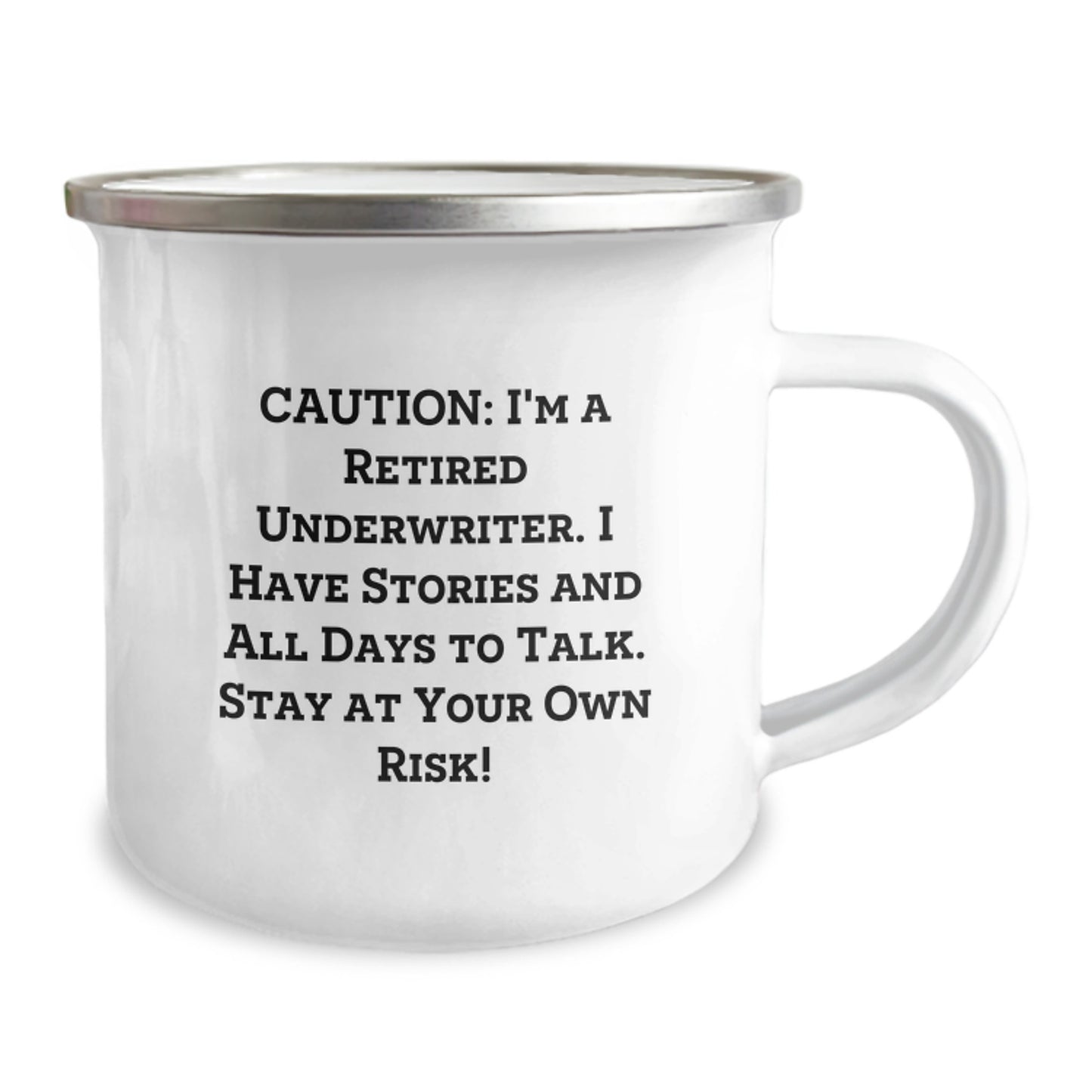 Funny Underwriter Gifts for Men, Unique Camping Mug for Underwriter, Graduation Unique Gifts from Friends to Underwriter - Image 2