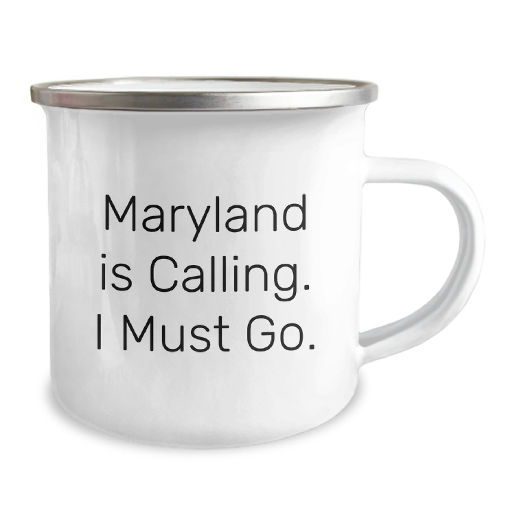 Maryland Camping Mug for Graduation, Funny Quote 'Maryland Is Calling. I Must Go.', Gifts from Friends to Family - Image 2