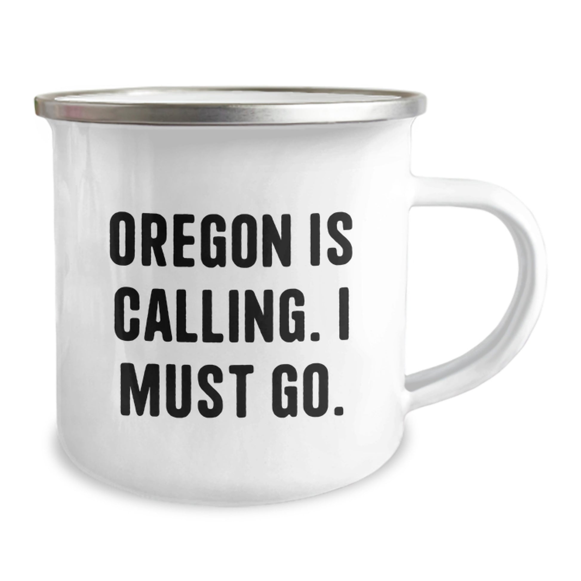 Oregon Gifts for Camping Lovers - Funny 'Oregon Is Calling. I Must Go.' Birthday Unique Gifts from Friends to Family, Camping Mug for Men and Women - Image 2