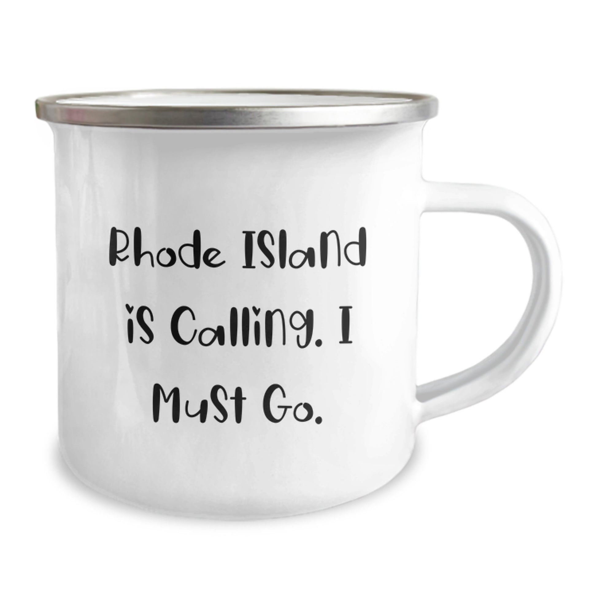 Rhode Island Calling Funny Camping Mug Gifts for Men from Friends - Image 2