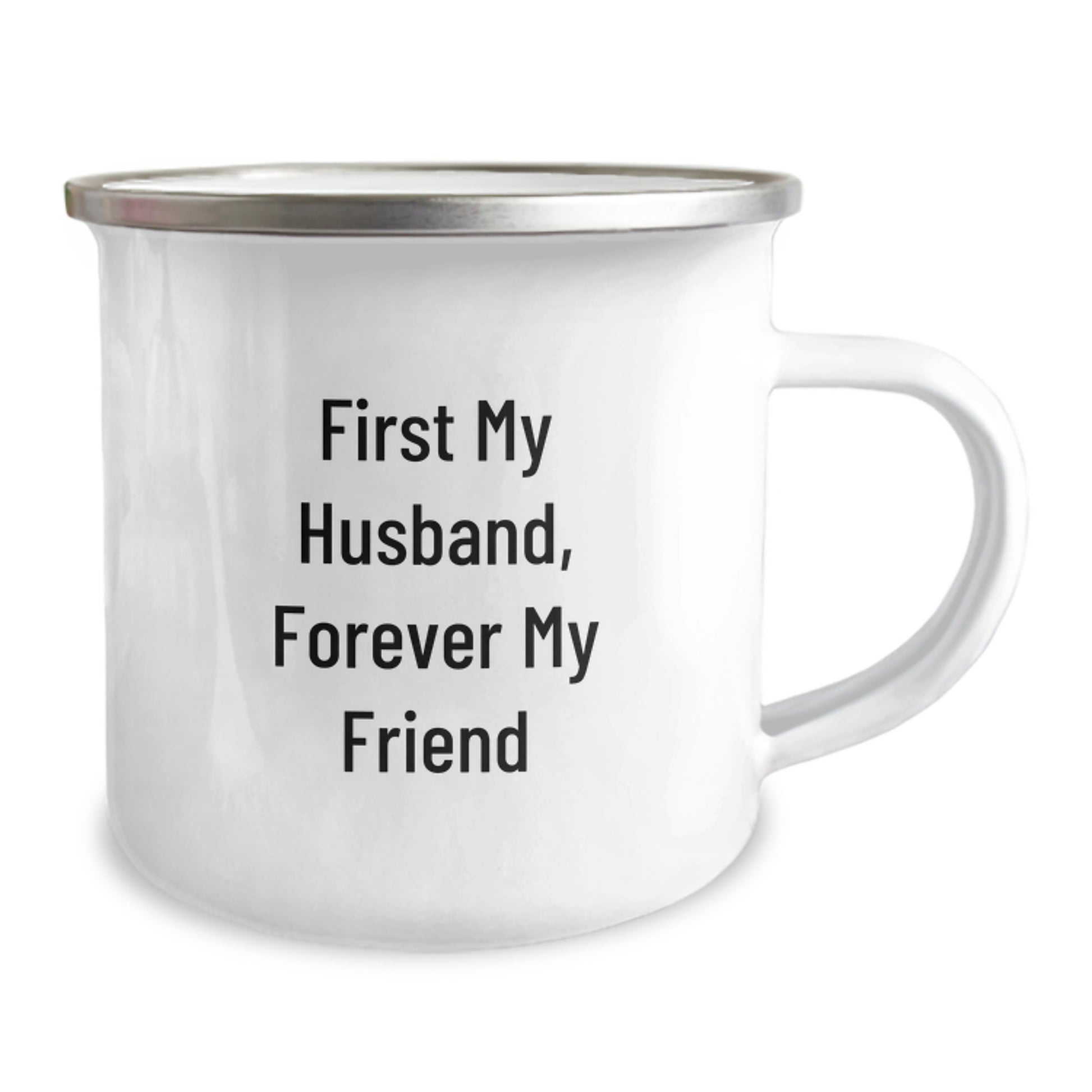 Unique Husband Camping Mug Gifts from Family for Husband - First My Husband Forever My Friend - Image 2