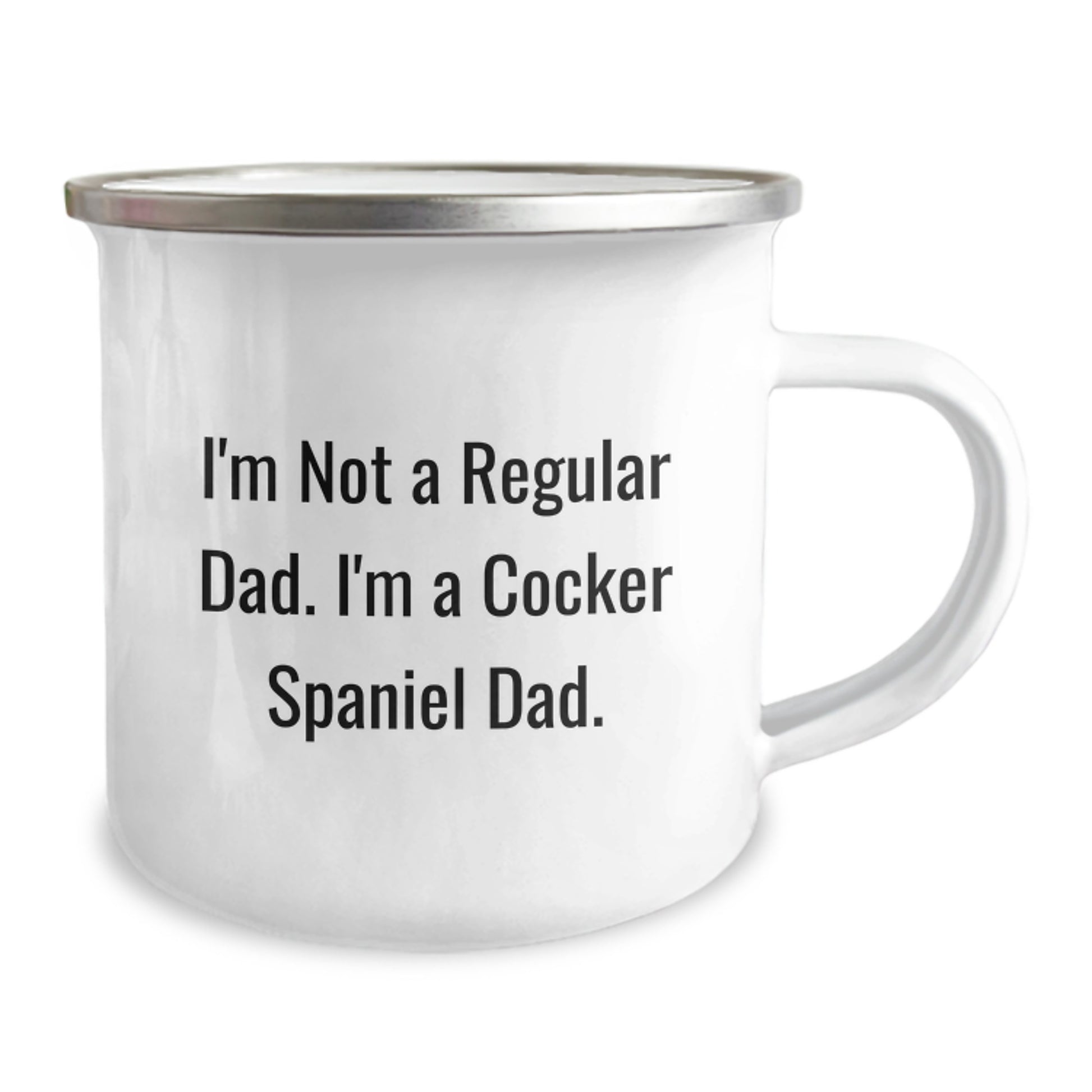 Funny Cocker Spaniel Dog Gifts for Dad, Camping Mug for Graduation, I'm Not A Regular Dad. I'm A Cocker Spaniel Dad. Unique Gift for Men from Family - Image 2