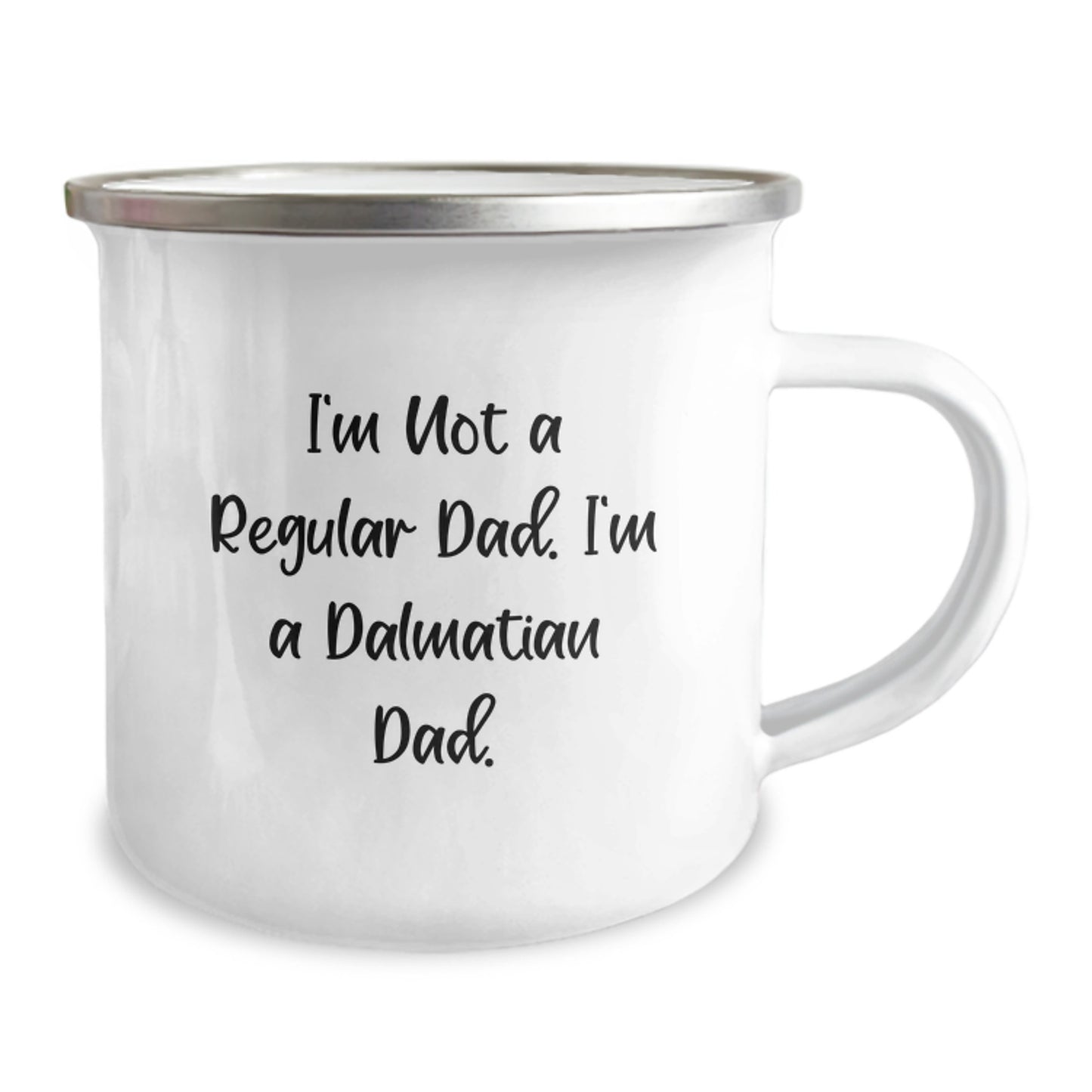 Dalmatian Dad Keepsake Camping Mug for Him Birthday Gift 12oz Stainless - Image 2