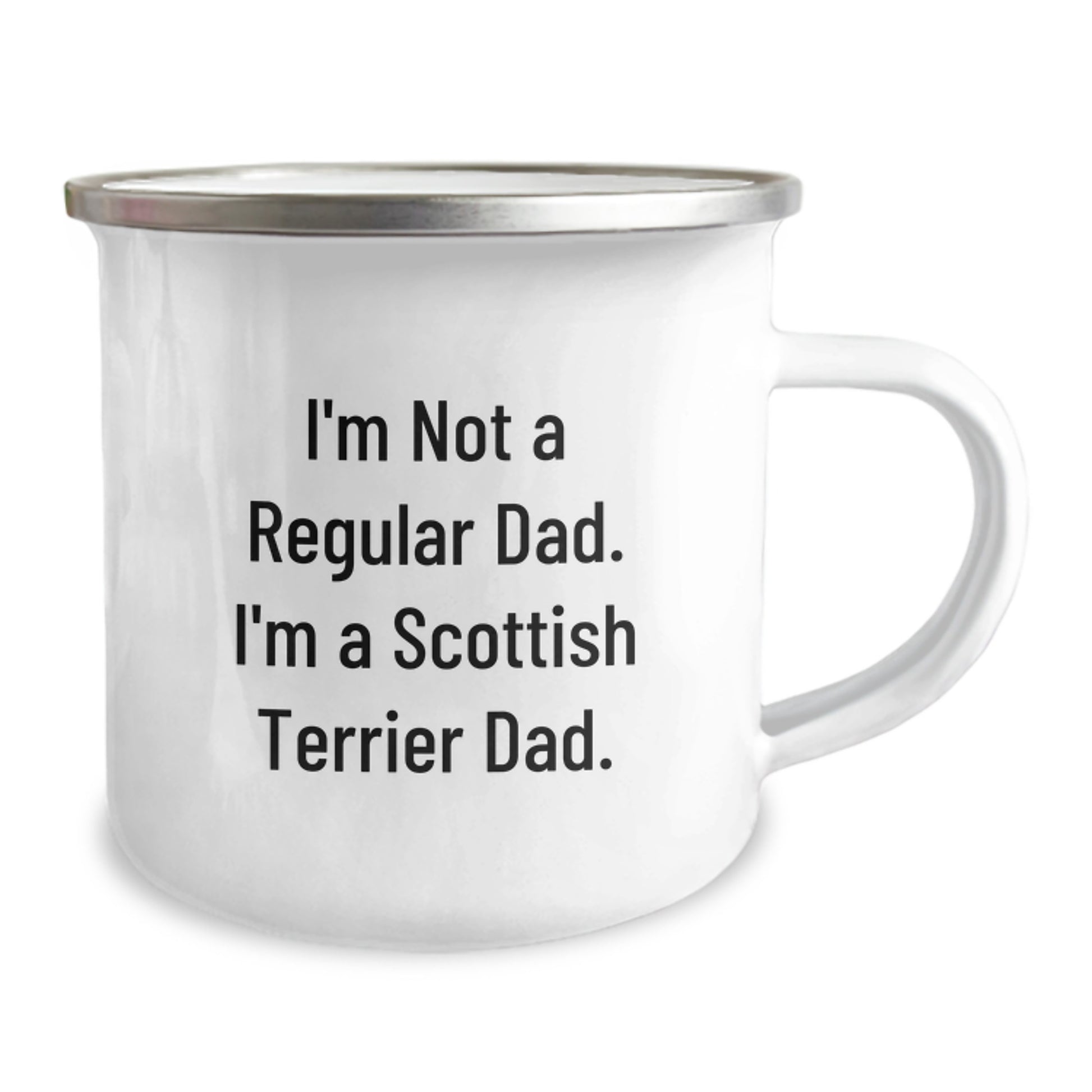 Funny Scottish Terrier Dog Gifts from Dad, Unique Camping Mug for Scottish Terrier Dad, Perfect Graduation Unique Gifts - Image 2