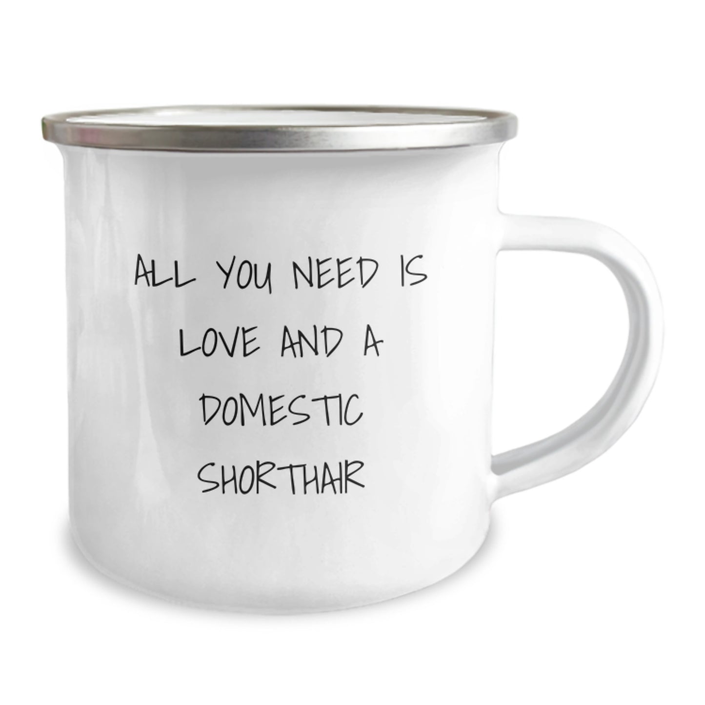 Domestic Shorthair Cat Lover Gifts from Family - Funny Camping Mug for Graduation Unique Gifts - Image 2