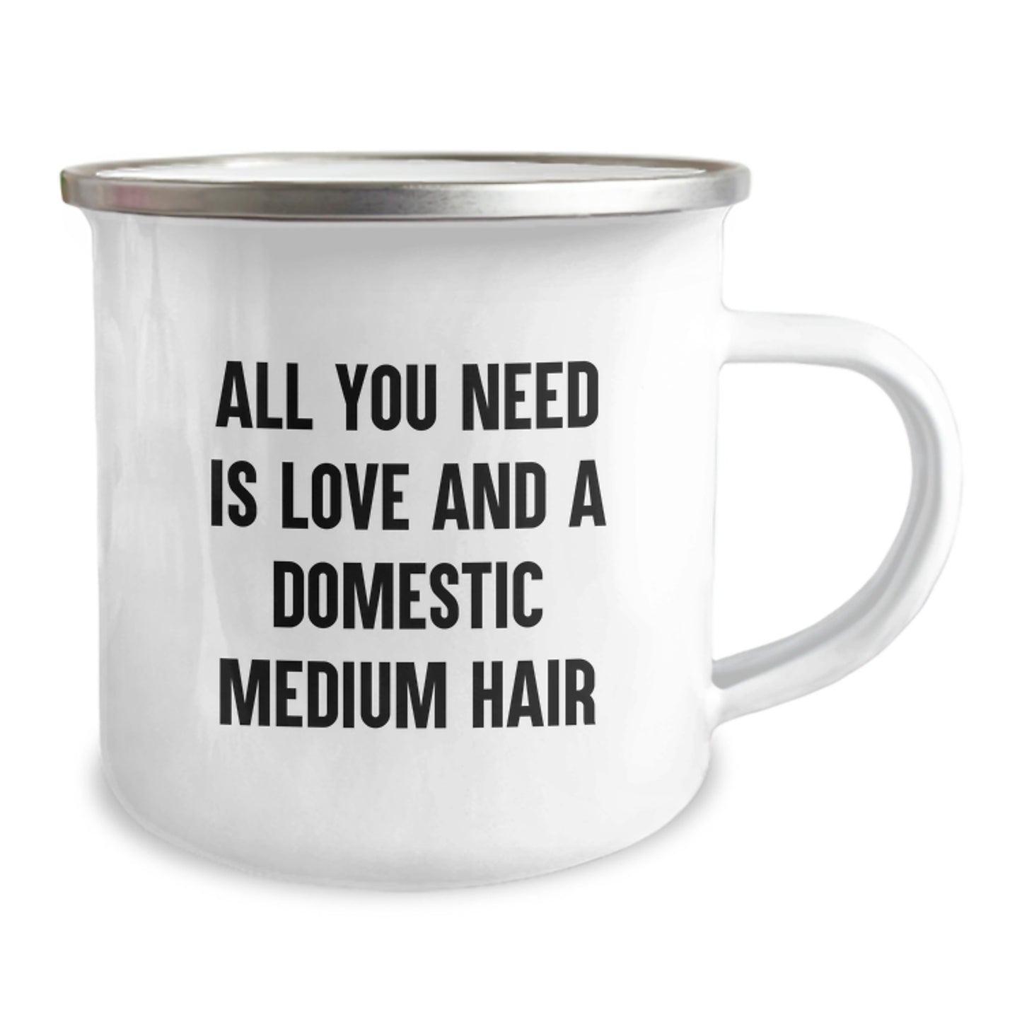 Funny Domestic Medium Hair Cat Camping Mug Gifts from Family for Graduation Unique - Image 2