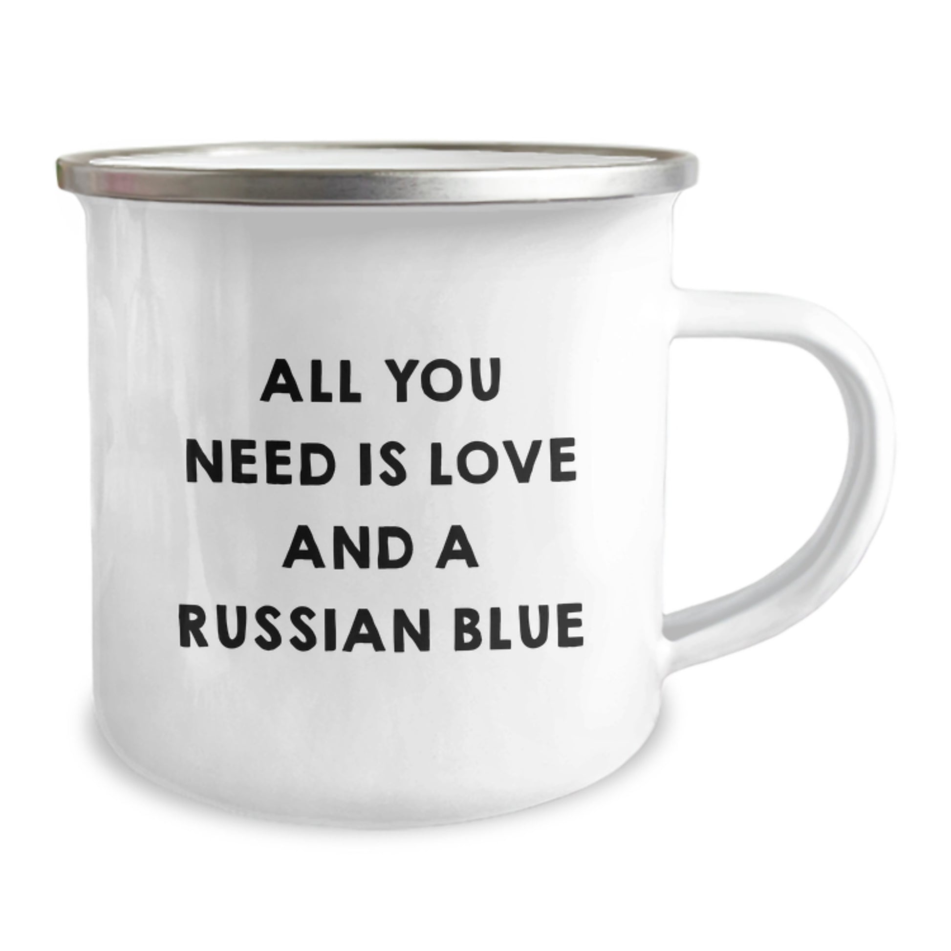 Russian Blue Cat Lover Gifts for Friends Family, Funny Camping Mug for Graduation Unique Gifts from Men Women - Image 2