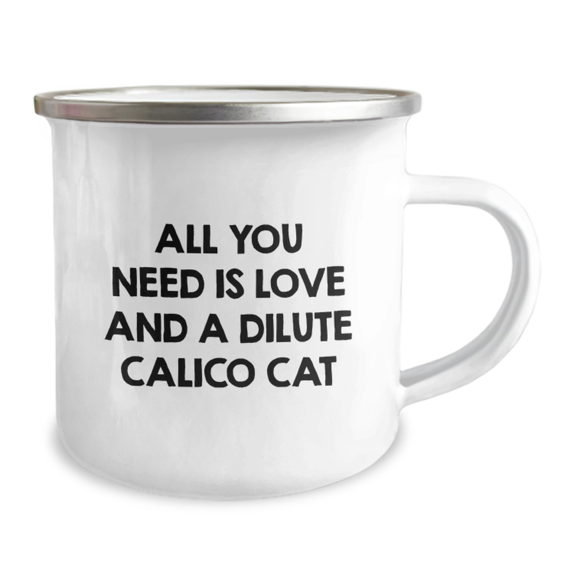 Dilute Calico Cat Lover's Camping Mug Gifts from Friends for Christmas - Image 2