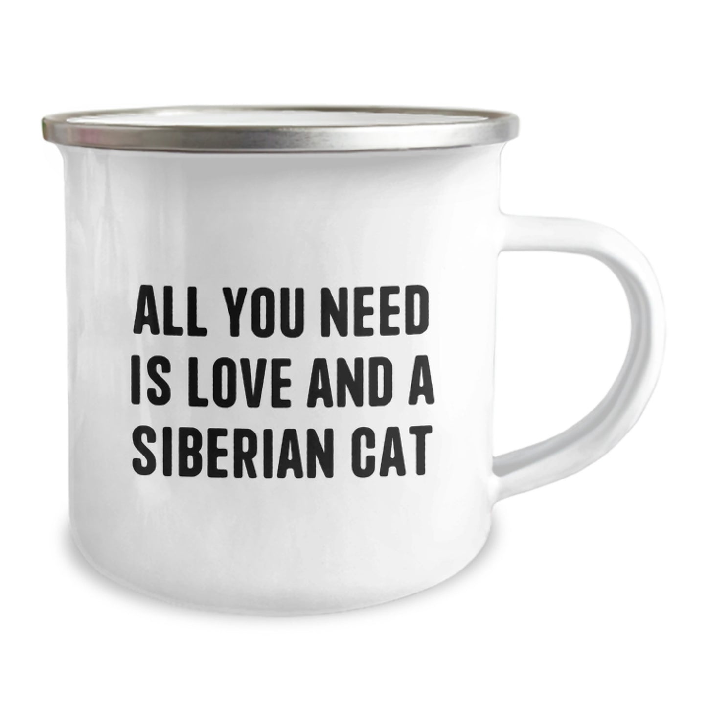 Siberian Cat Camping Mug Gifts from Family to Friends, Unique Graduation Unique Gifts with Funny Quote - Image 2