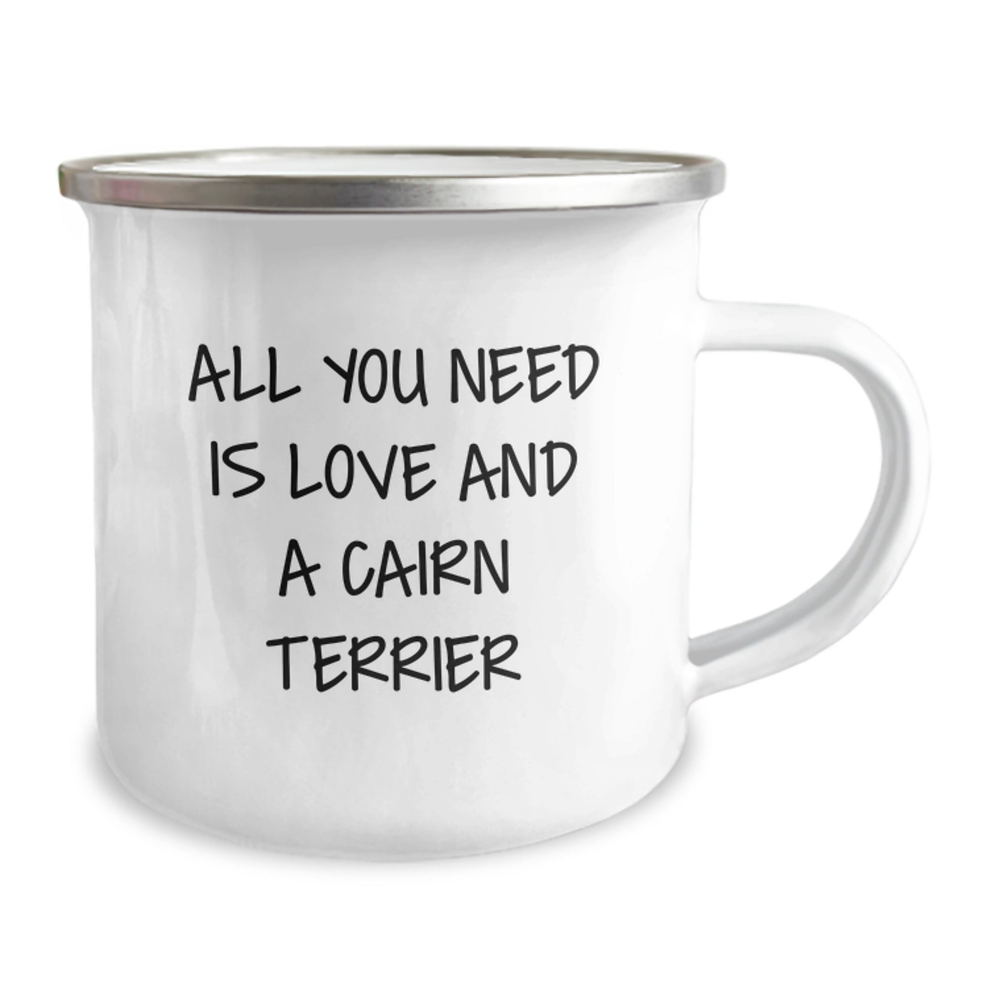 Cairn Terrier Dog Lover's Camping Mug - Gifts from Friends and Family for Valentine's - Image 2