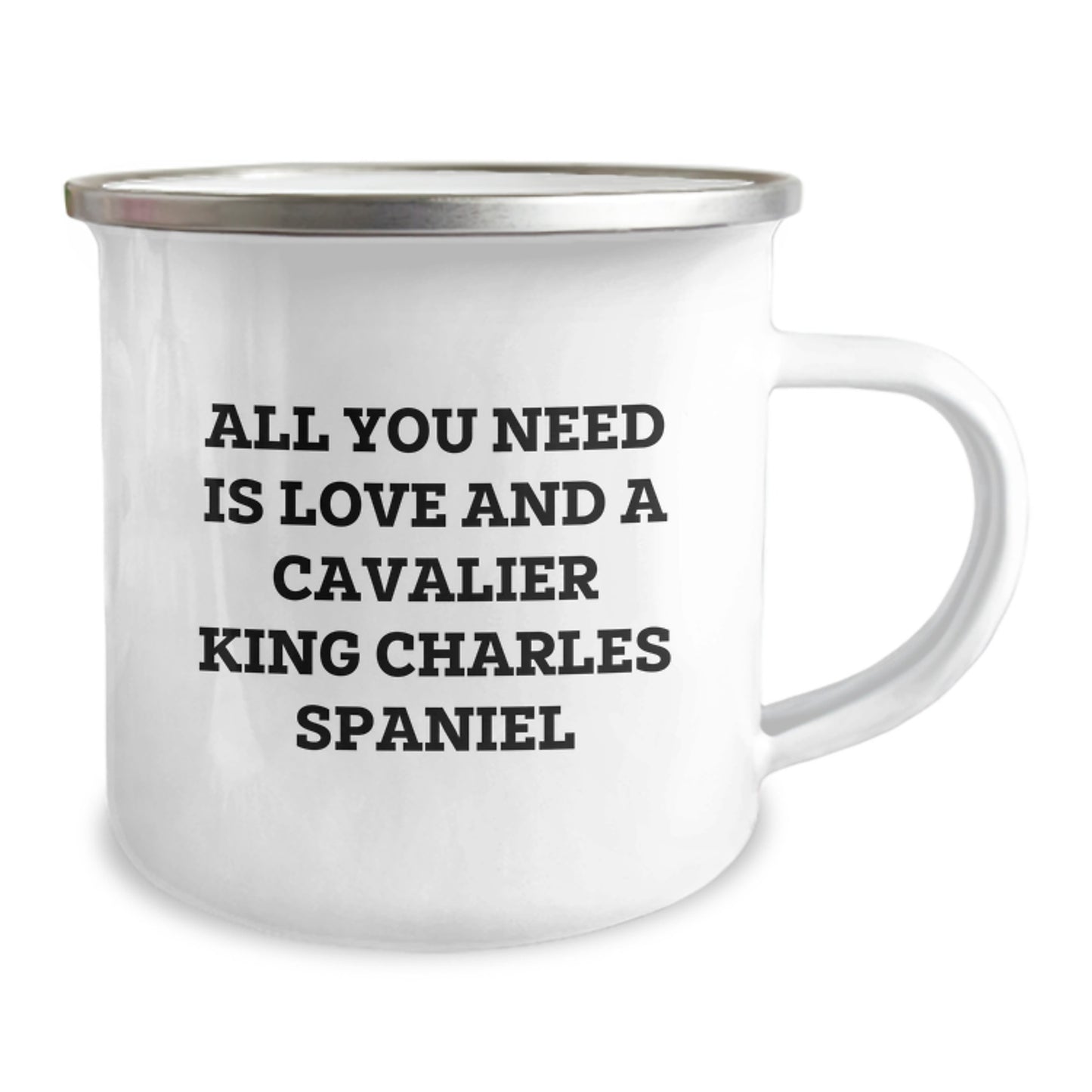 Cavalier King Charles Spaniel Dog Love Gifts from Family Friends for Men Women Graduation Camping Mug All You Need Is Love And A Cavalier King Charles Spaniel - Image 2