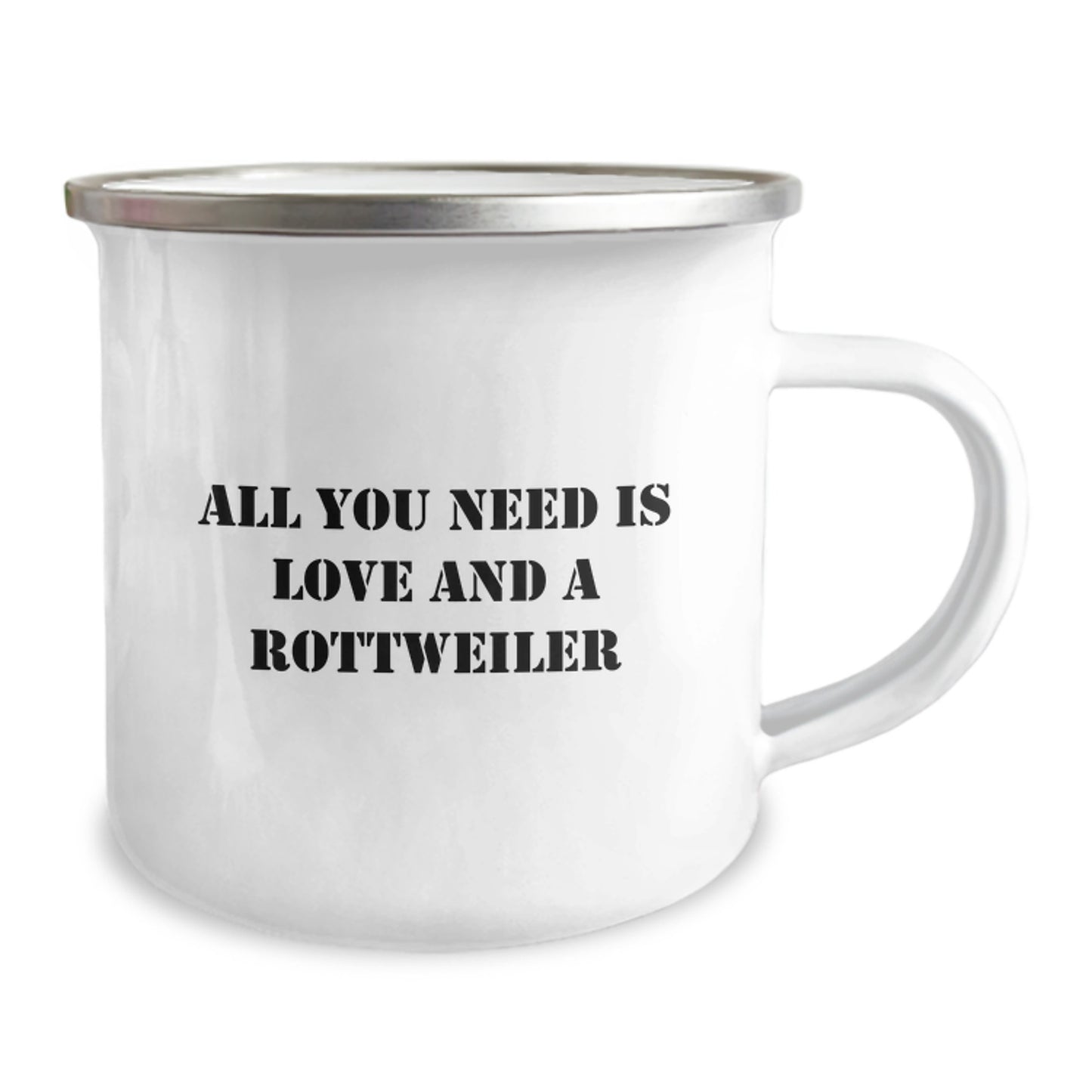 Funny Rottweiler Dog Lover Camping Mug Gifts from Friends and Family for Valentine's - Image 2