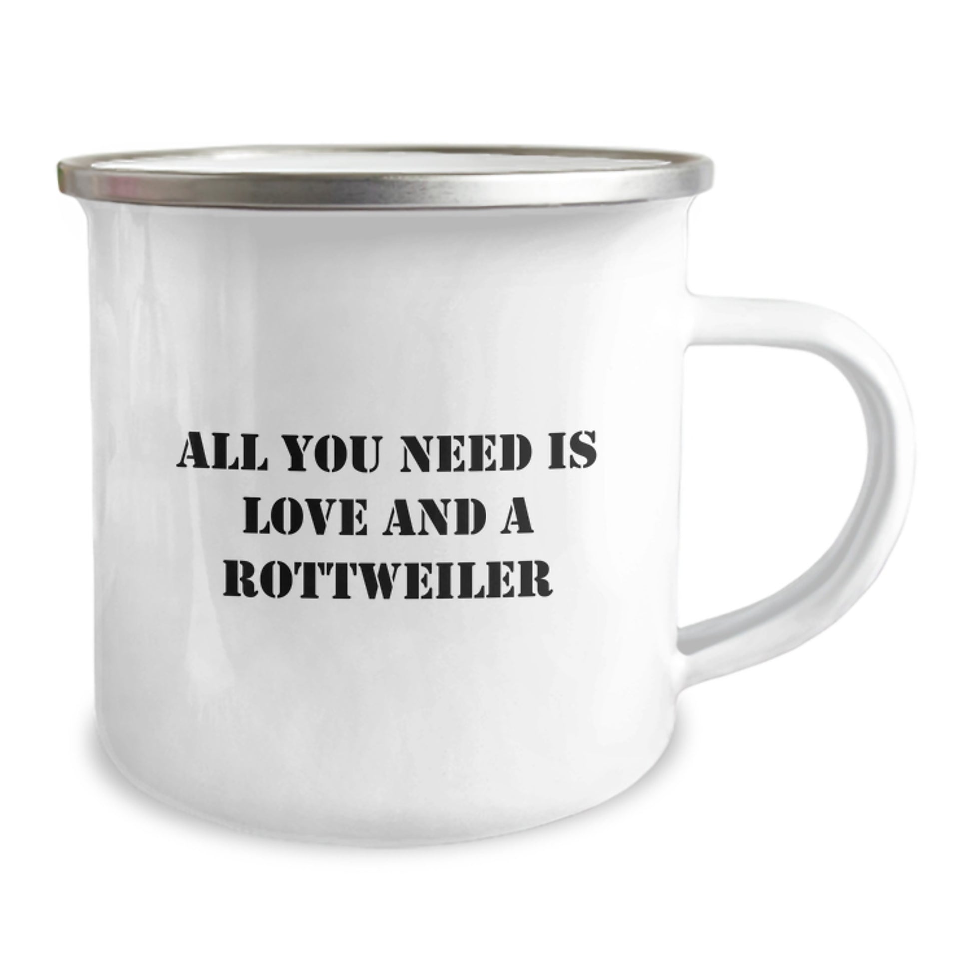 Funny Rottweiler Dog Lover Camping Mug Gifts from Friends and Family for Valentine's - Image 2
