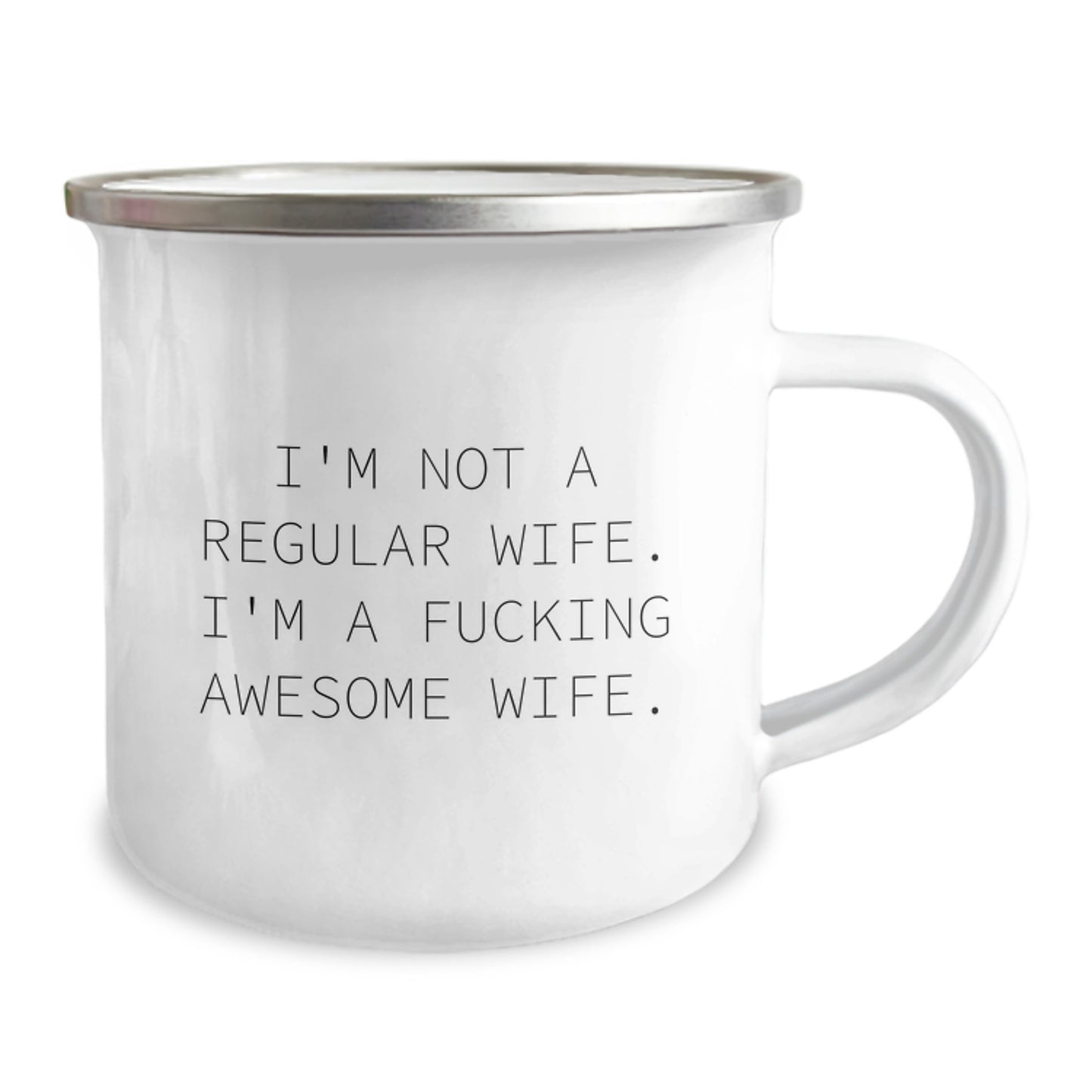 Funny Wife Gifts for Her, Camping Mug with Inspirational Quote, Gifts from Husband for Graduation Unique Gifts for Wife - Image 2